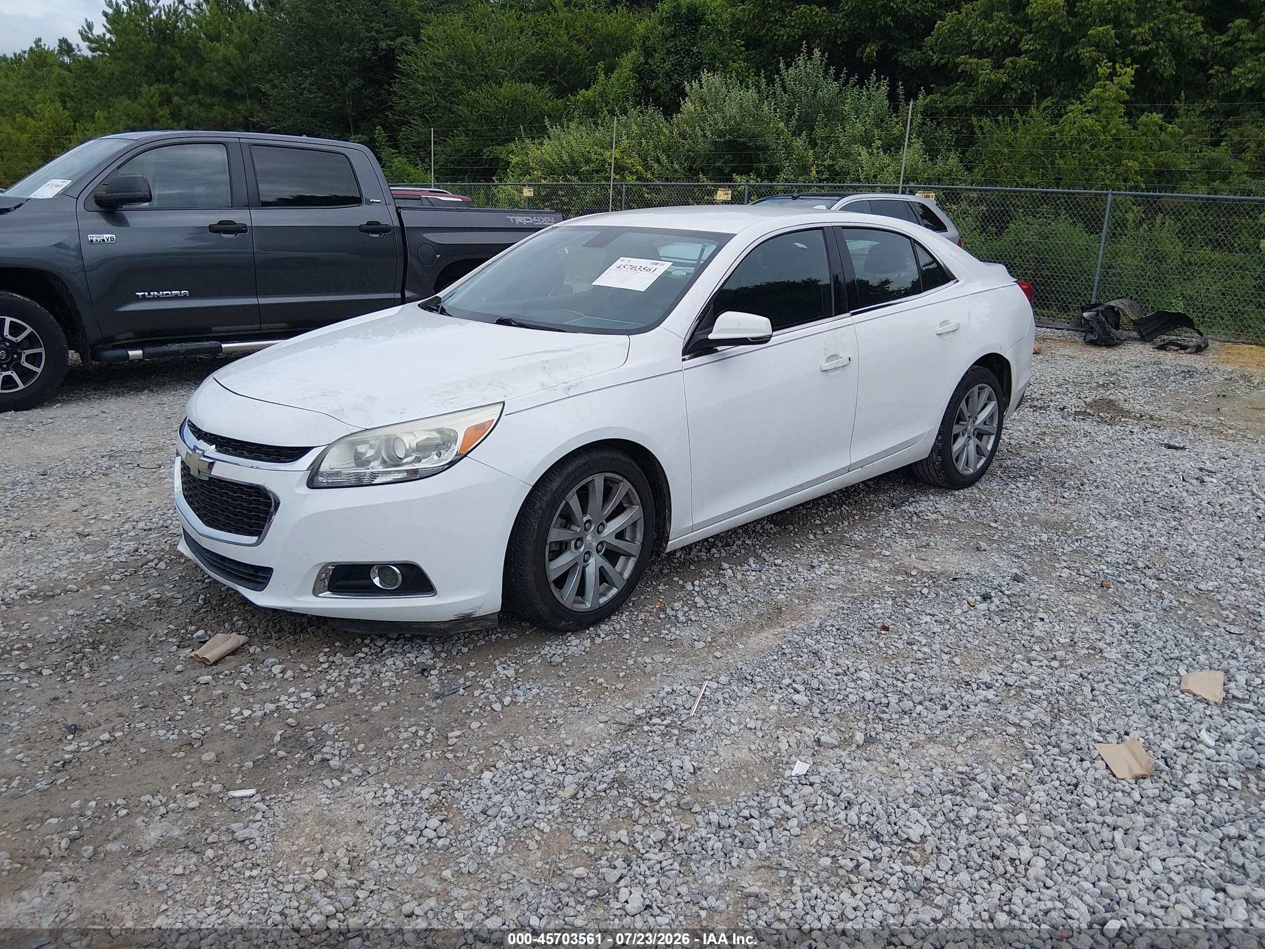 2014 Chevrolet Malibu 2lt White vin: 1G11E5SL2EF296534