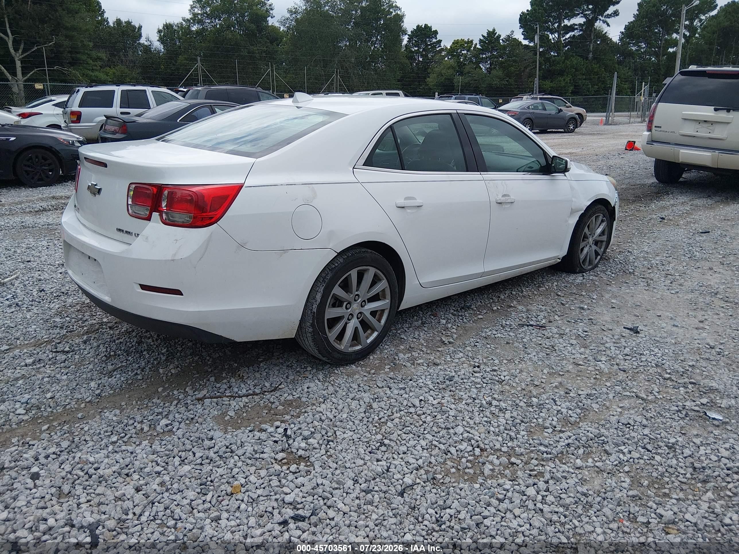 2014 Chevrolet Malibu 2lt White vin: 1G11E5SL2EF296534