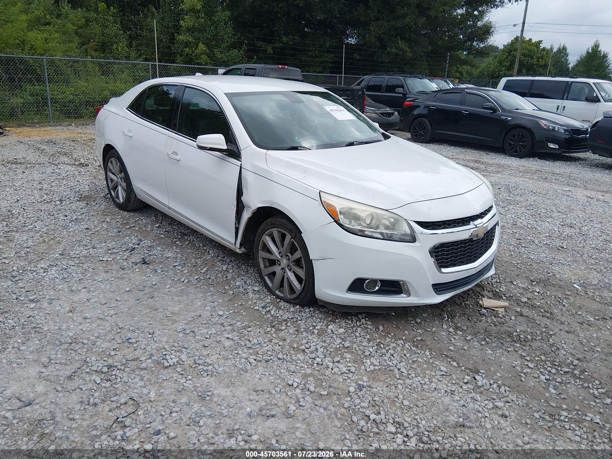 2014 Chevrolet Malibu 2lt White vin: 1G11E5SL2EF296534
