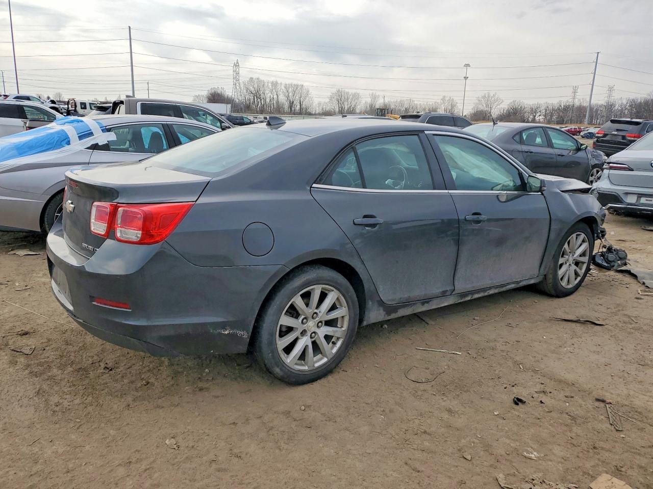 2014 Chevrolet Malibu Charcoal vin: 1G11E5SL3EF229392