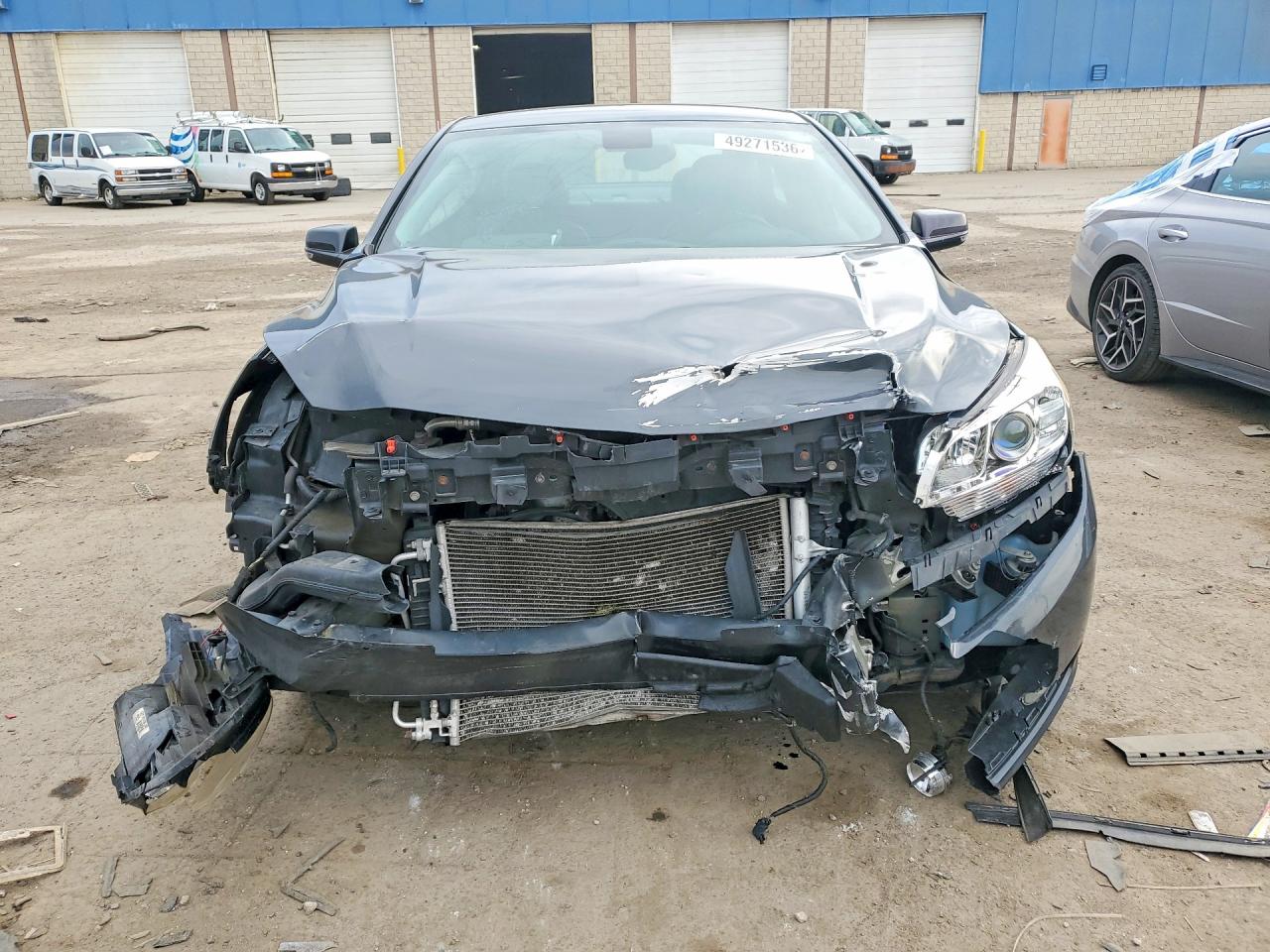 2014 Chevrolet Malibu Charcoal vin: 1G11E5SL3EF229392