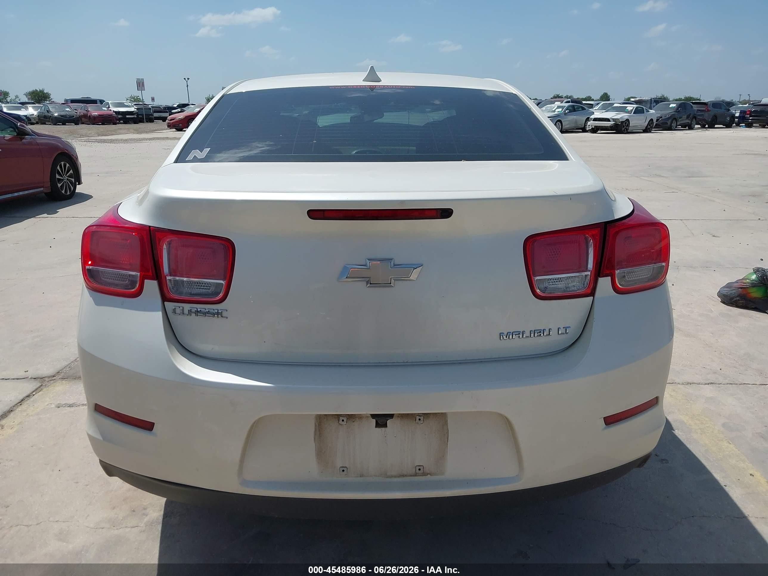 2014 Chevrolet Malibu 2lt White vin: 1G11E5SL4EF113506