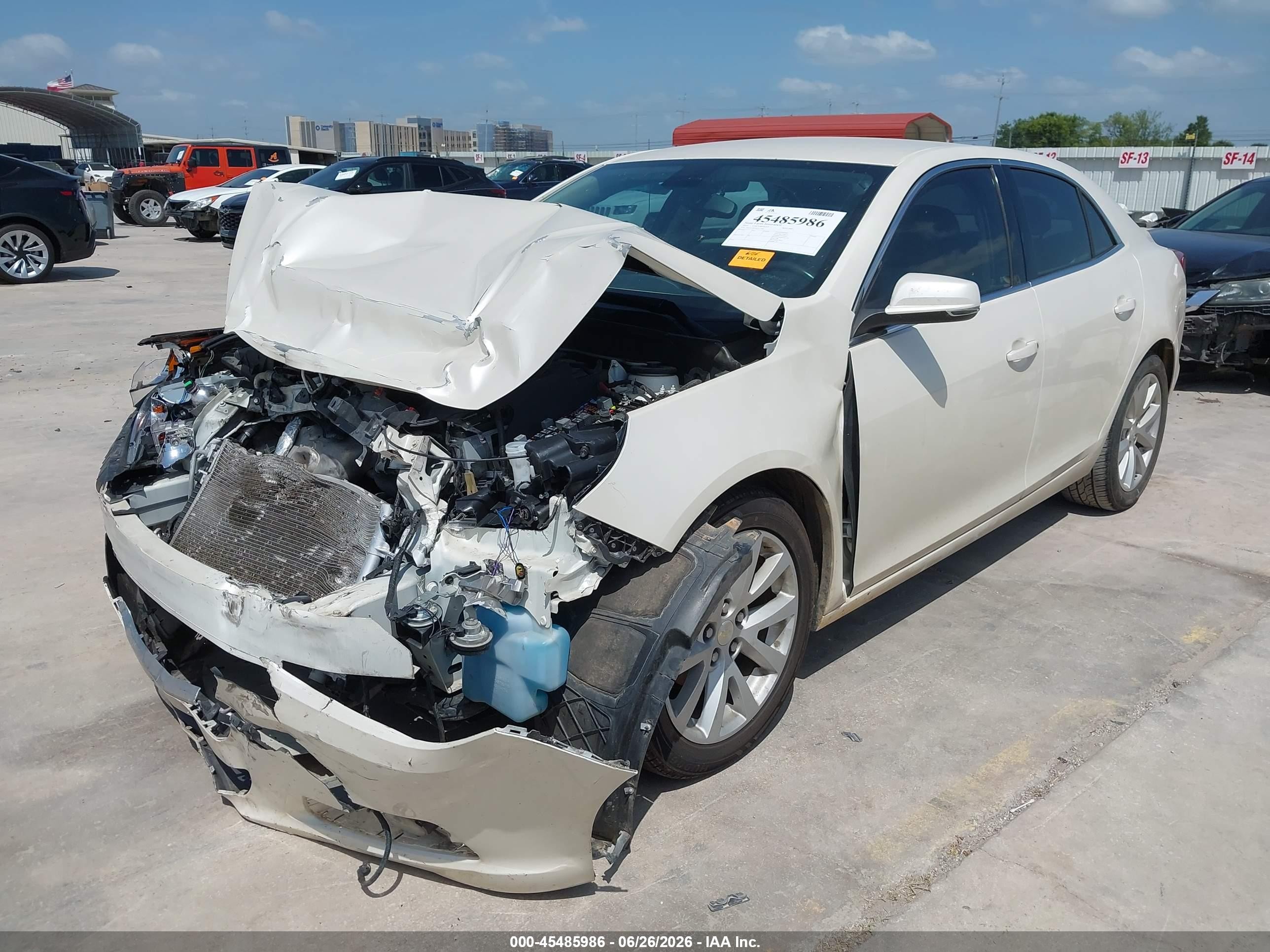 2014 Chevrolet Malibu 2lt Белый vin: 1G11E5SL4EF113506
