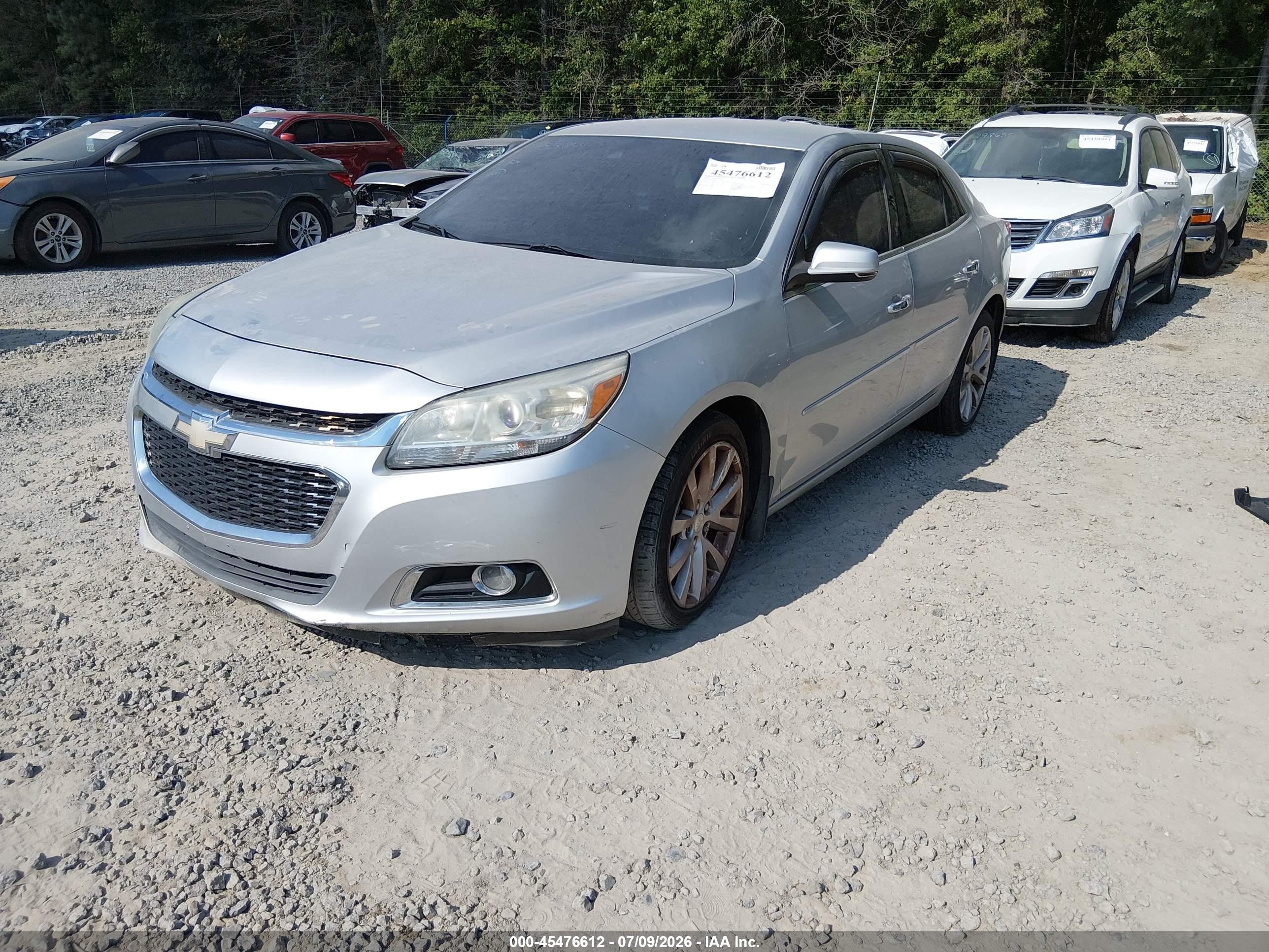 2014 Chevrolet Malibu 2lt Silver vin: 1G11E5SL4EF153844