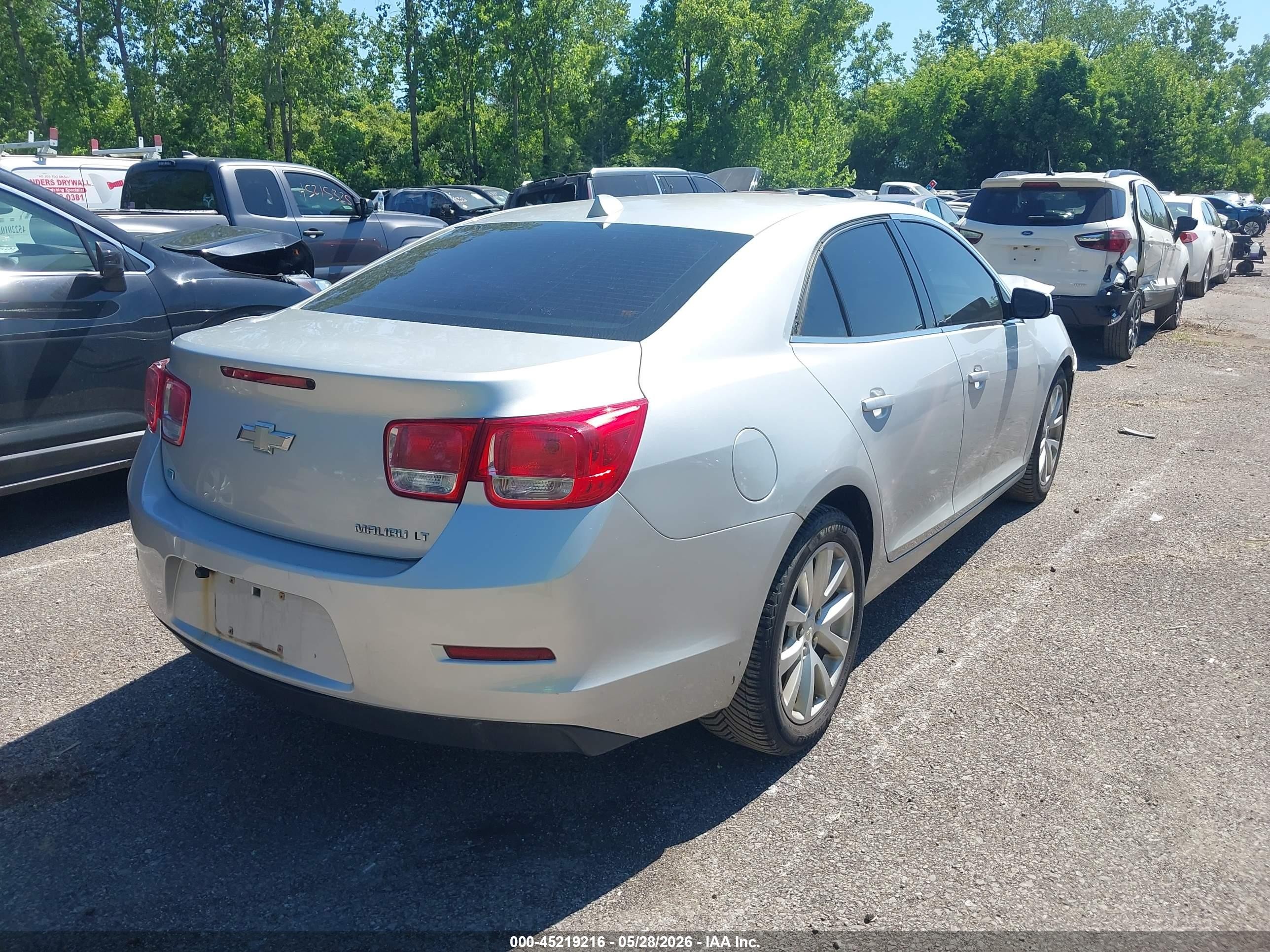2014 Chevrolet Malibu 2lt Silver vin: 1G11E5SL4EF258772