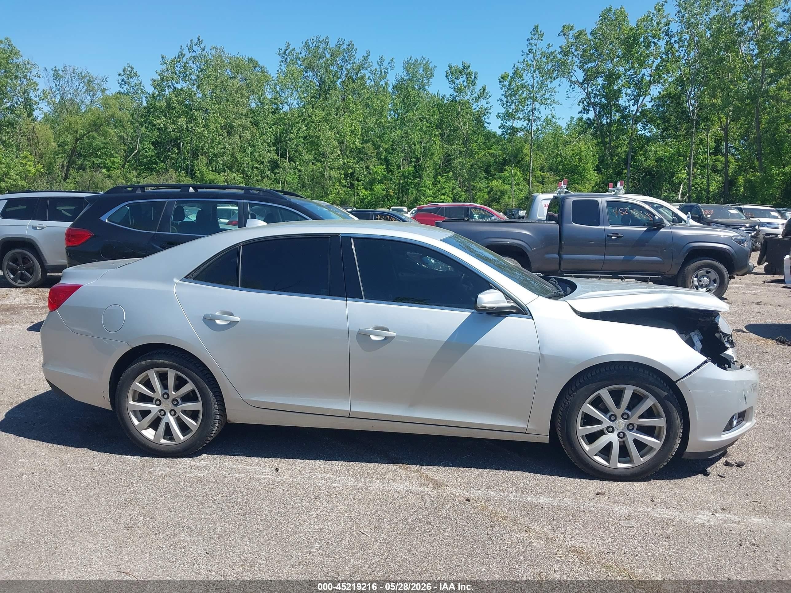 2014 Chevrolet Malibu 2lt Silver vin: 1G11E5SL4EF258772