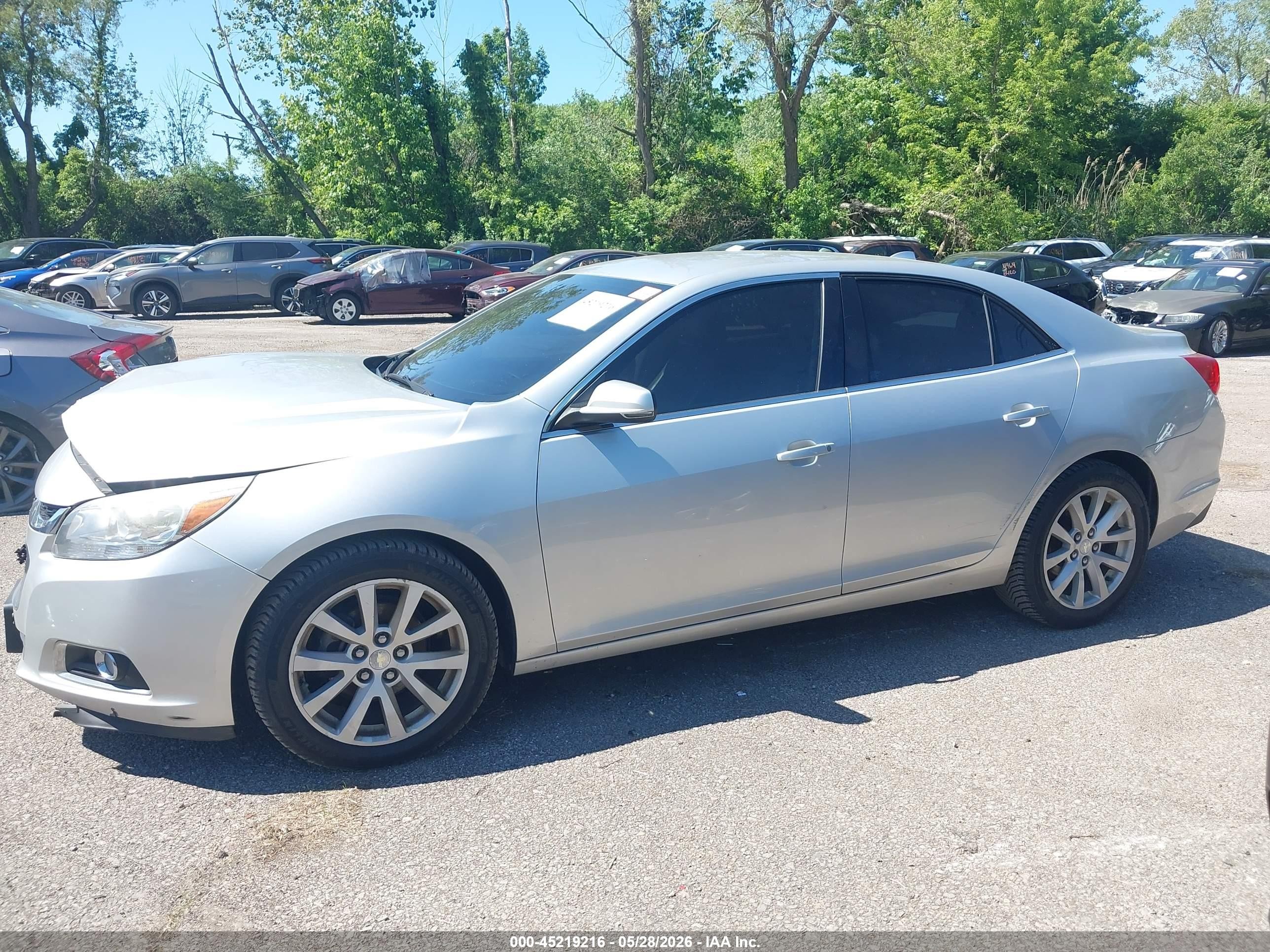 2014 Chevrolet Malibu 2lt Silver vin: 1G11E5SL4EF258772