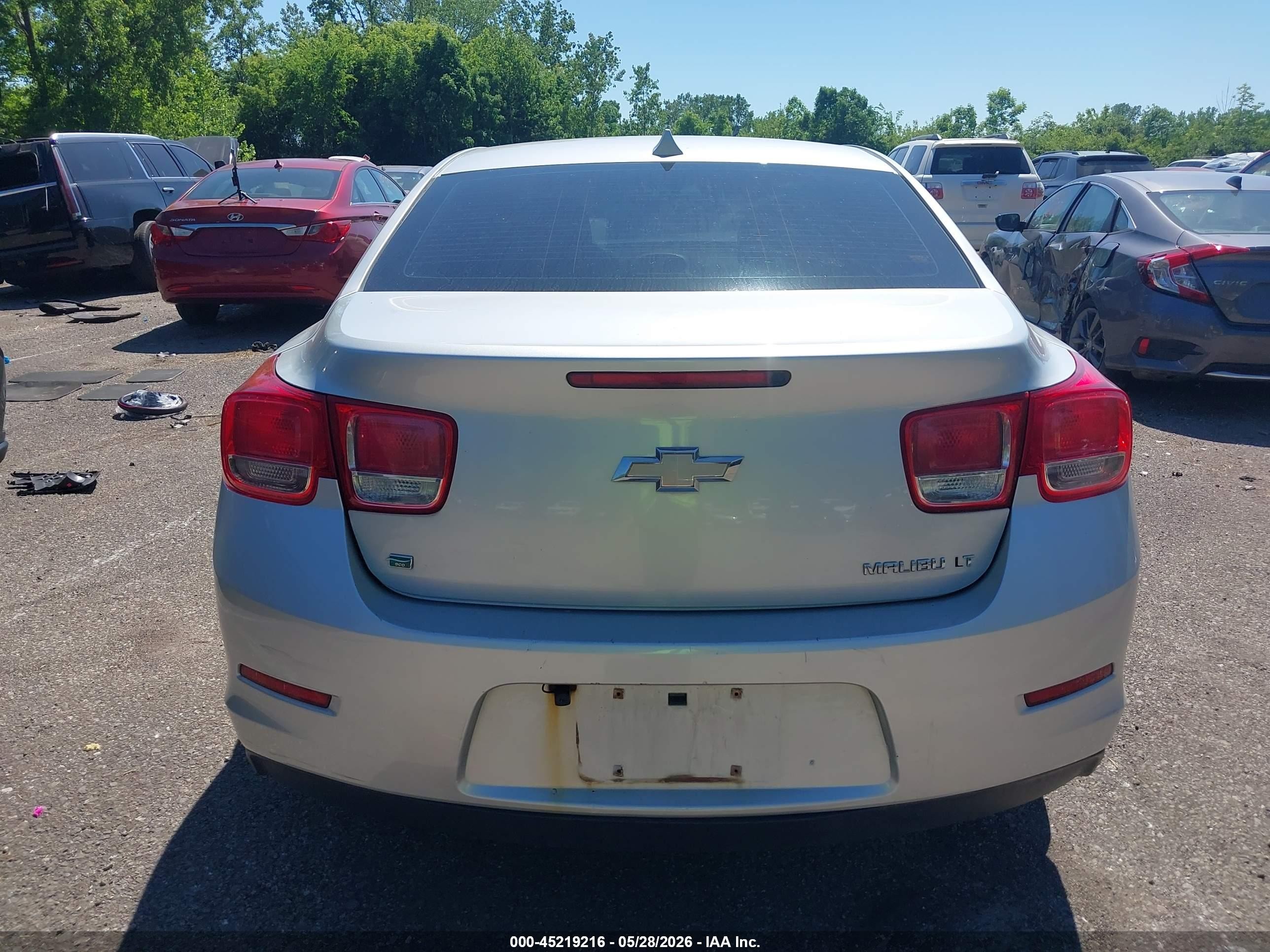 2014 Chevrolet Malibu 2lt Silver vin: 1G11E5SL4EF258772