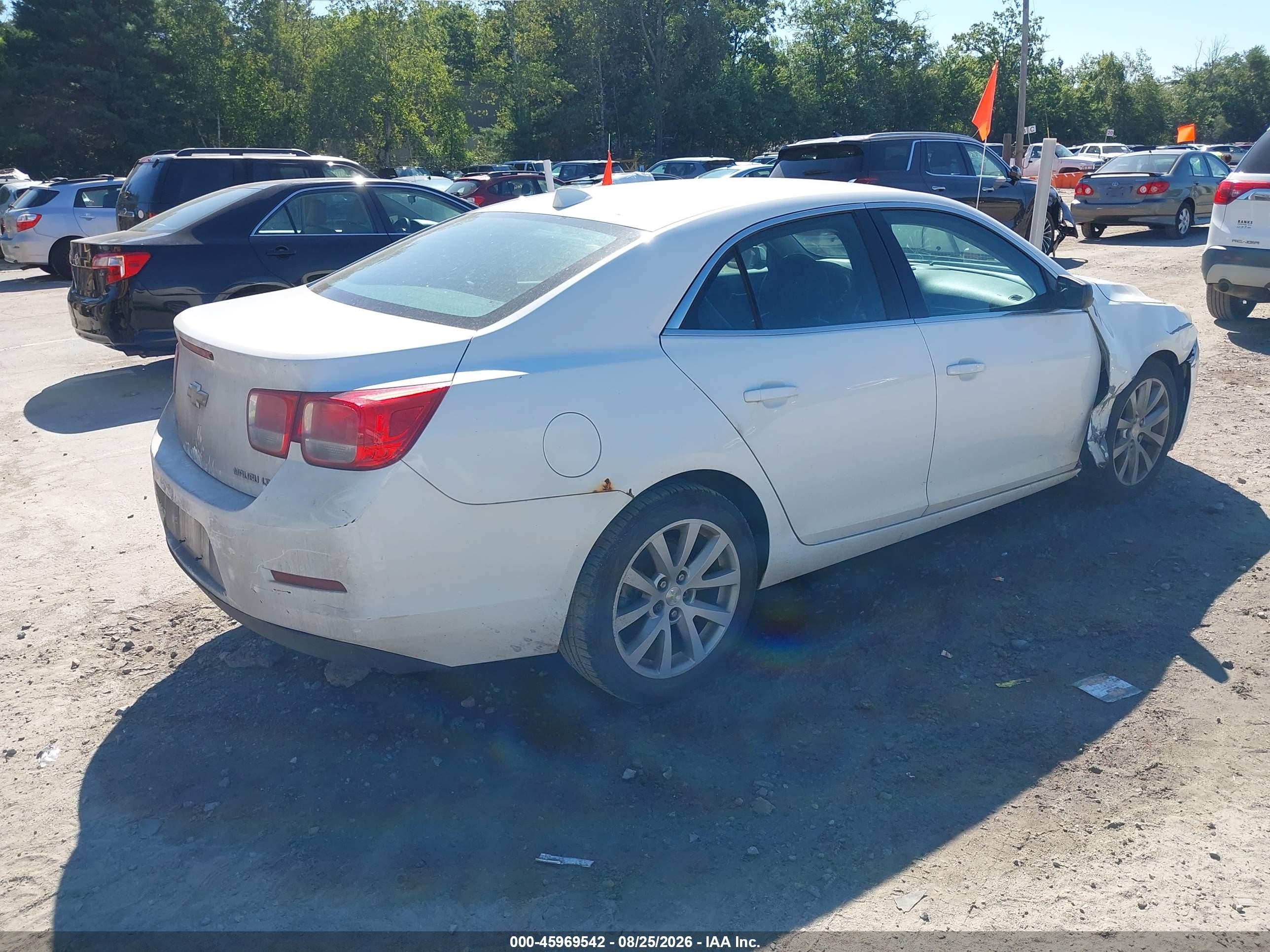 2014 Chevrolet Malibu 2lt White vin: 1G11E5SL5EF127348