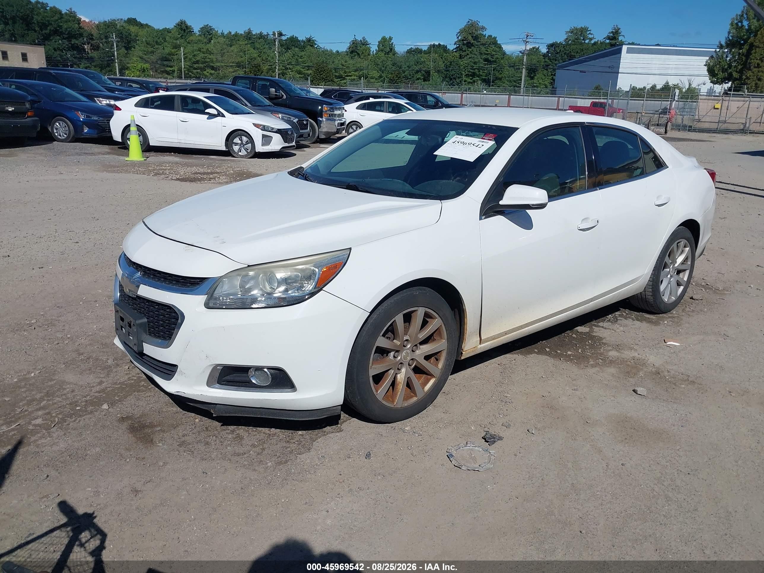 2014 Chevrolet Malibu 2lt White vin: 1G11E5SL5EF127348