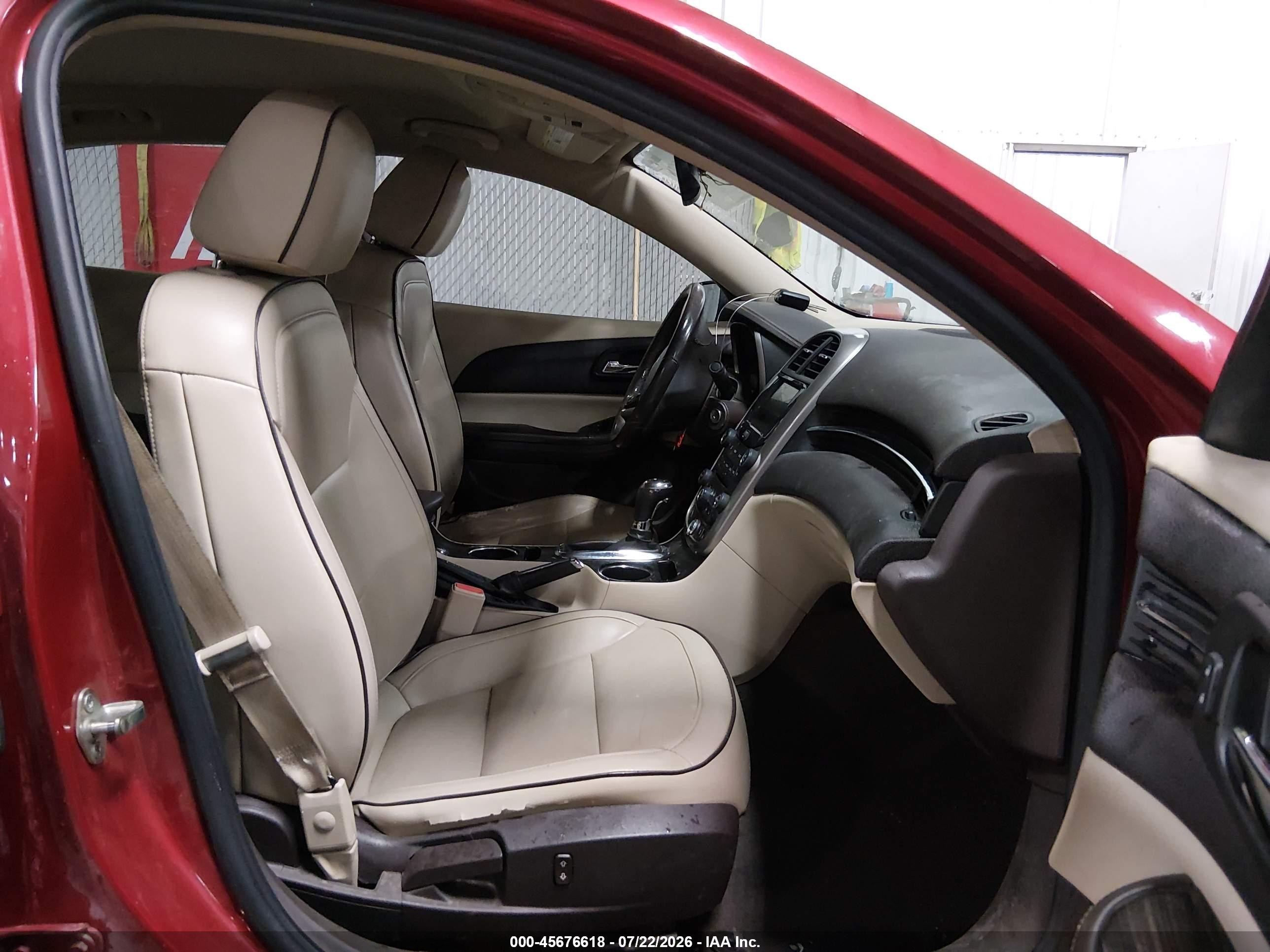 2014 Chevrolet Malibu 2lt Red vin: 1G11E5SL5EF239860