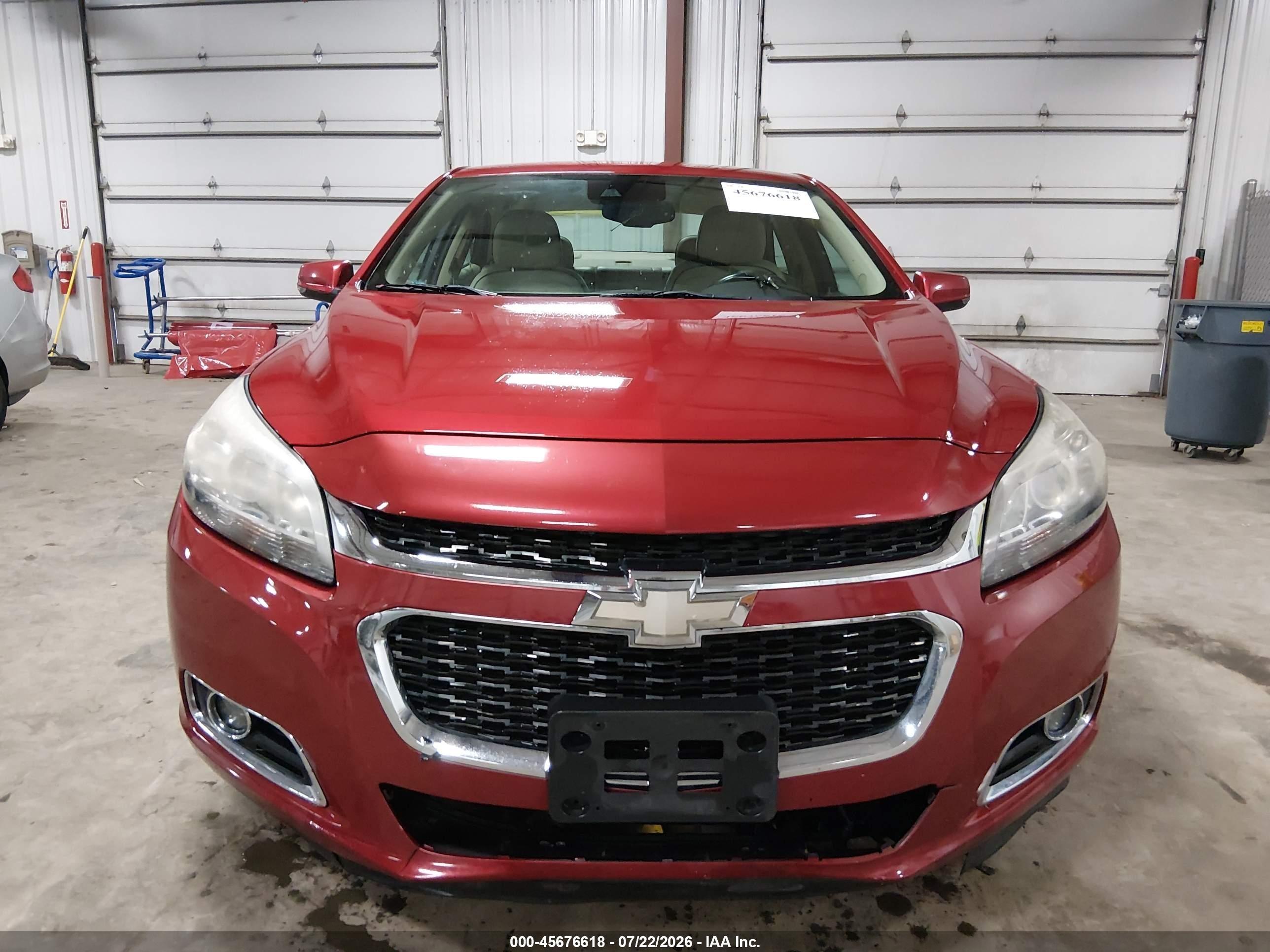 2014 Chevrolet Malibu 2lt Red vin: 1G11E5SL5EF239860