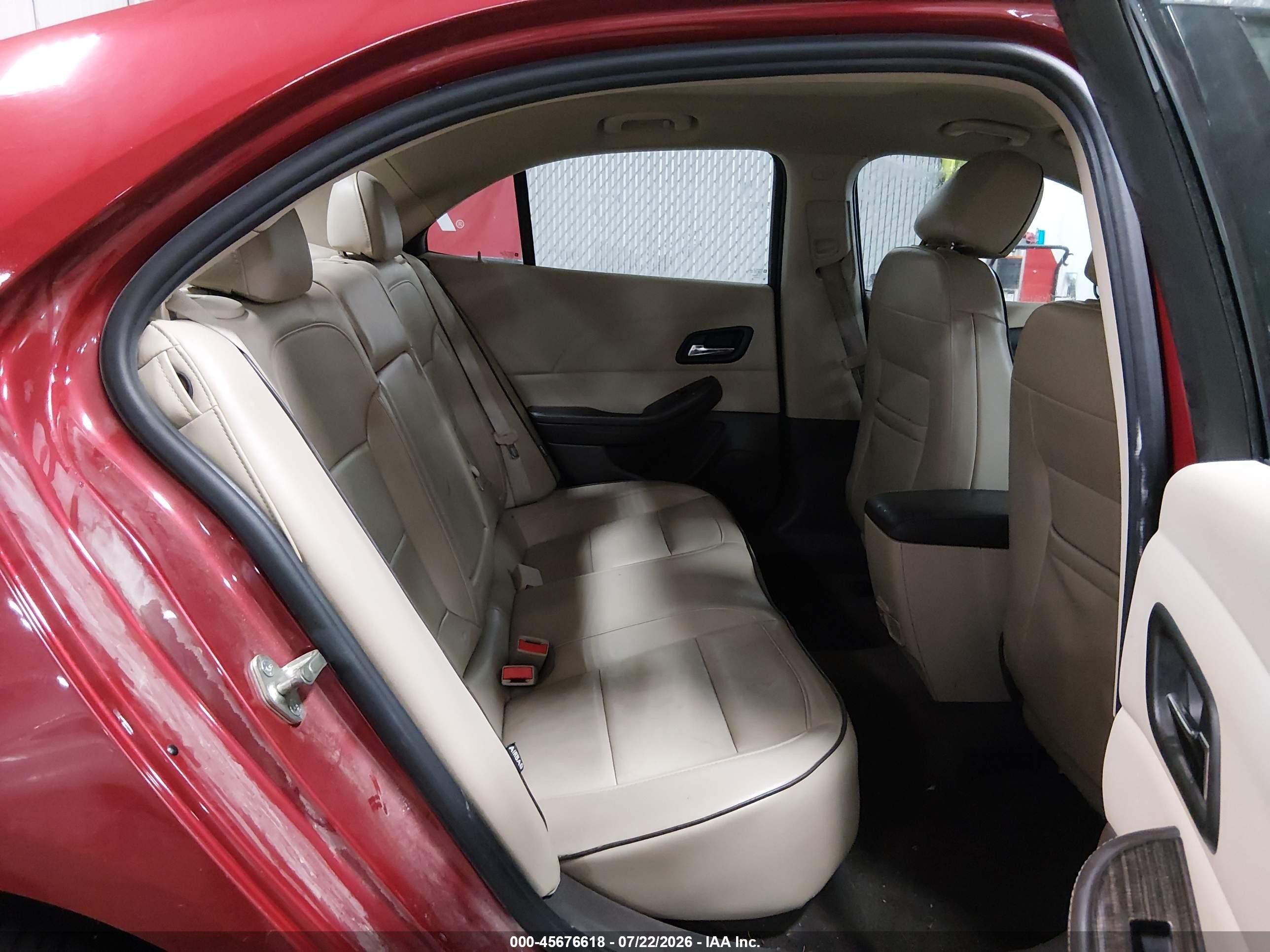2014 Chevrolet Malibu 2lt Red vin: 1G11E5SL5EF239860