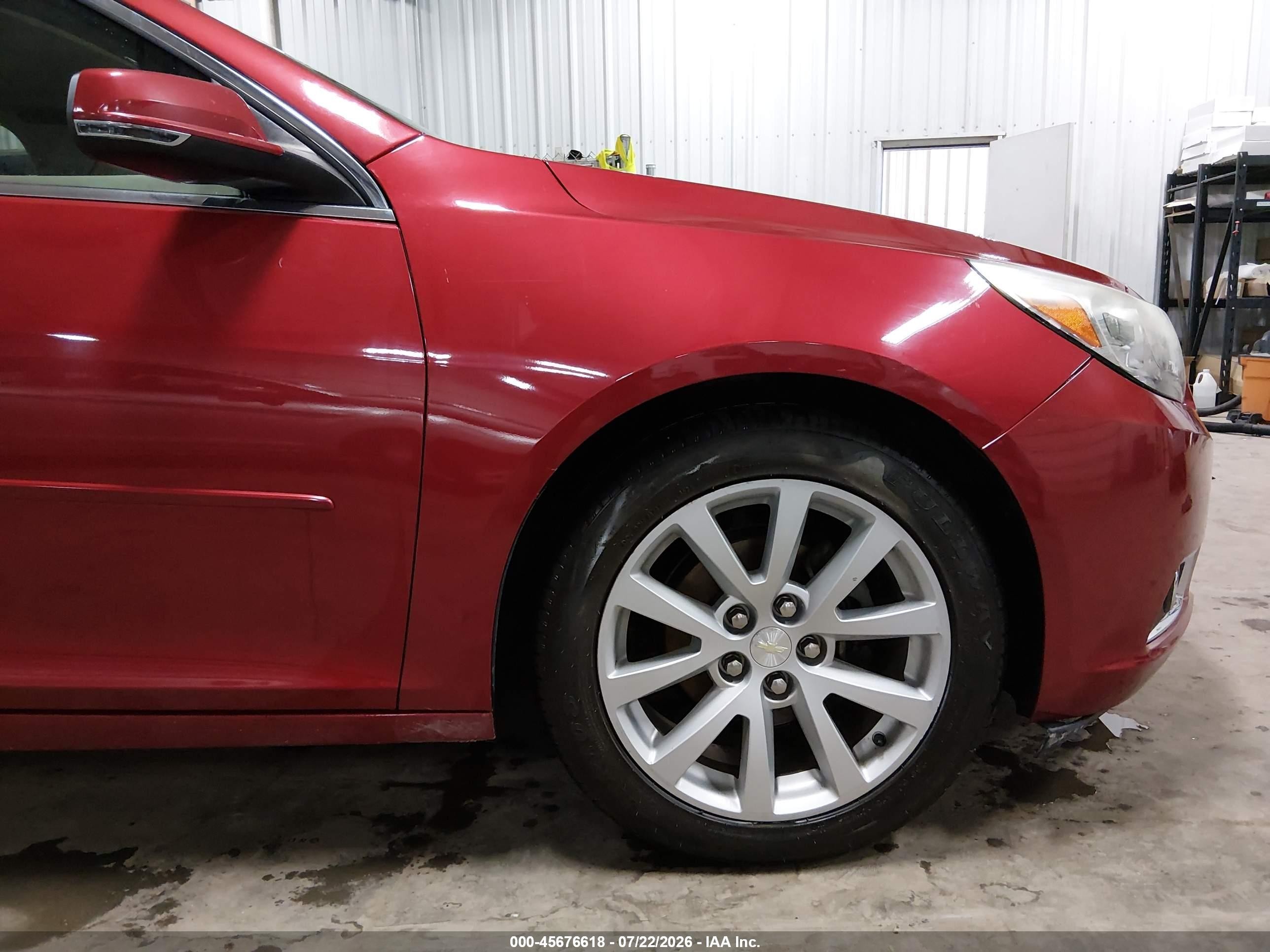 2014 Chevrolet Malibu 2lt Red vin: 1G11E5SL5EF239860
