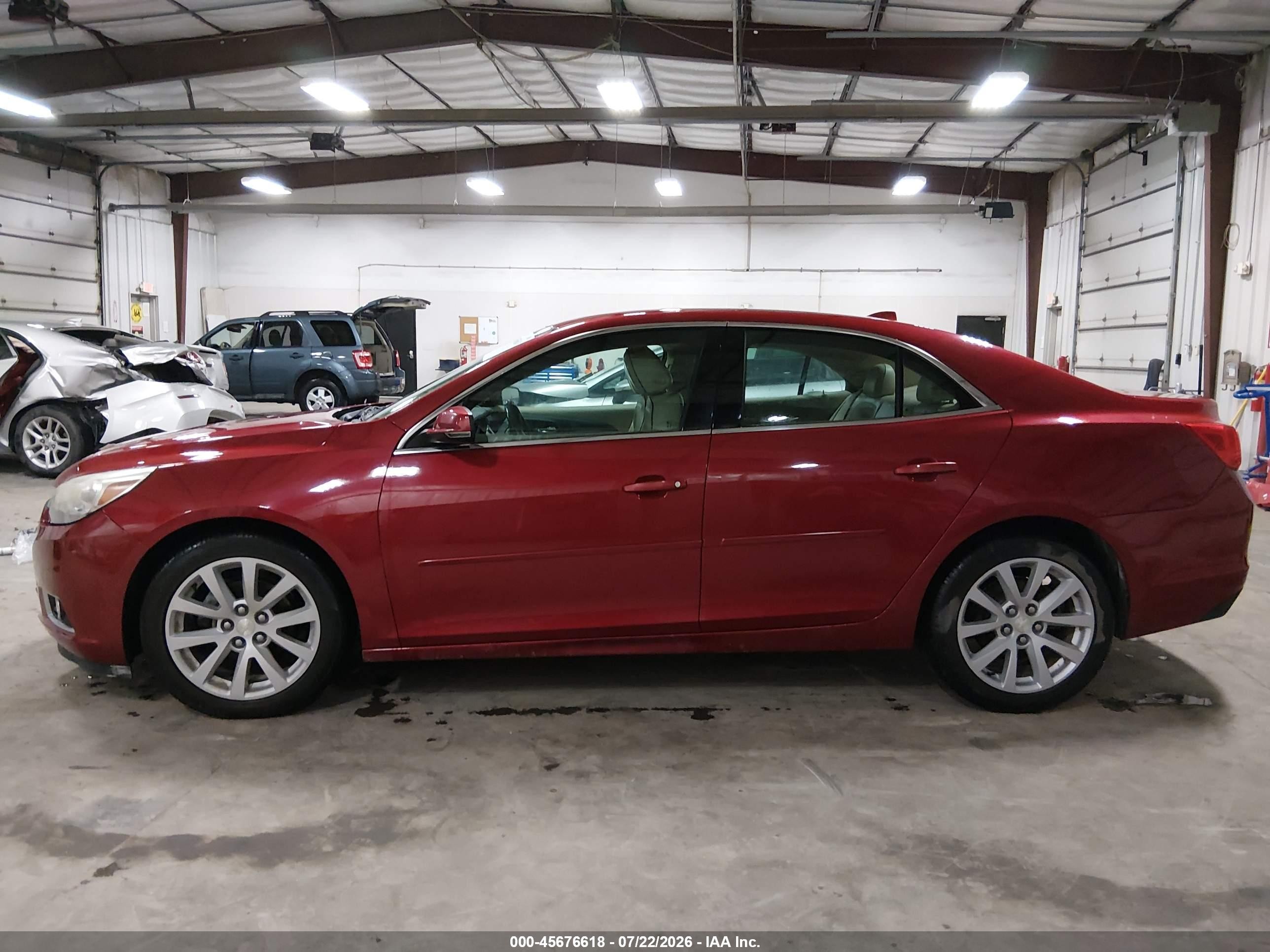 2014 Chevrolet Malibu 2lt Red vin: 1G11E5SL5EF239860