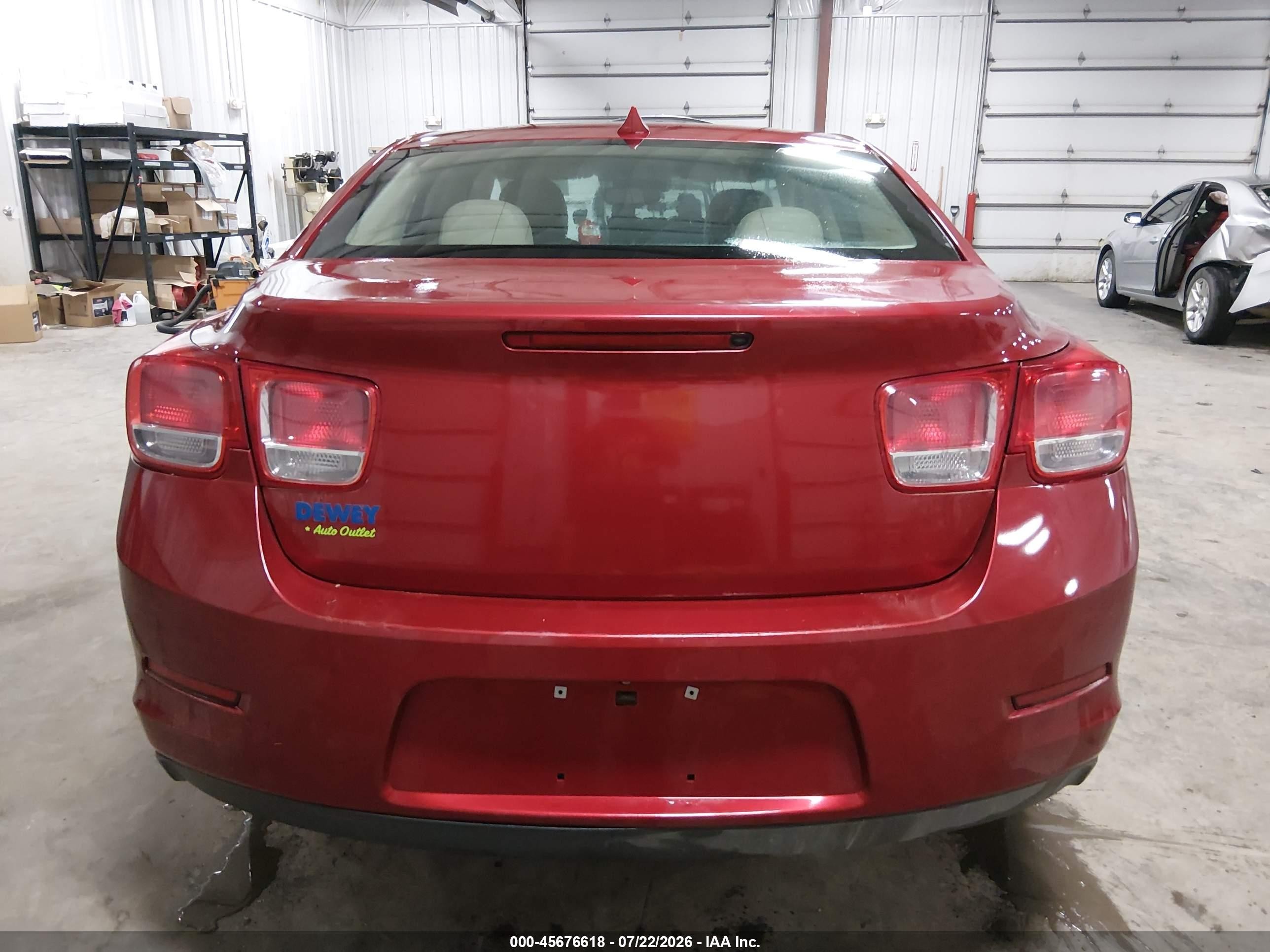 2014 Chevrolet Malibu 2lt Red vin: 1G11E5SL5EF239860