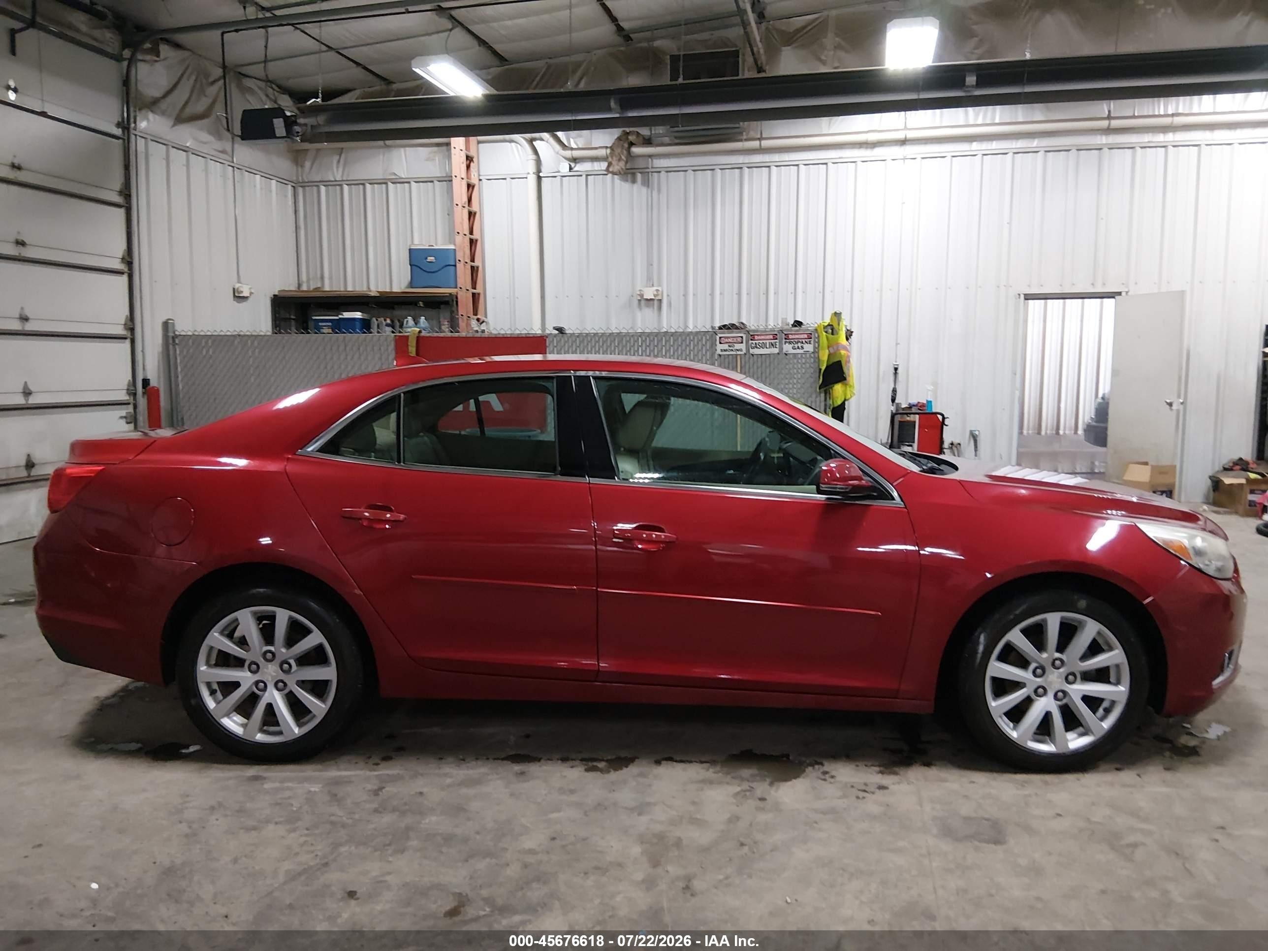 2014 Chevrolet Malibu 2lt Red vin: 1G11E5SL5EF239860