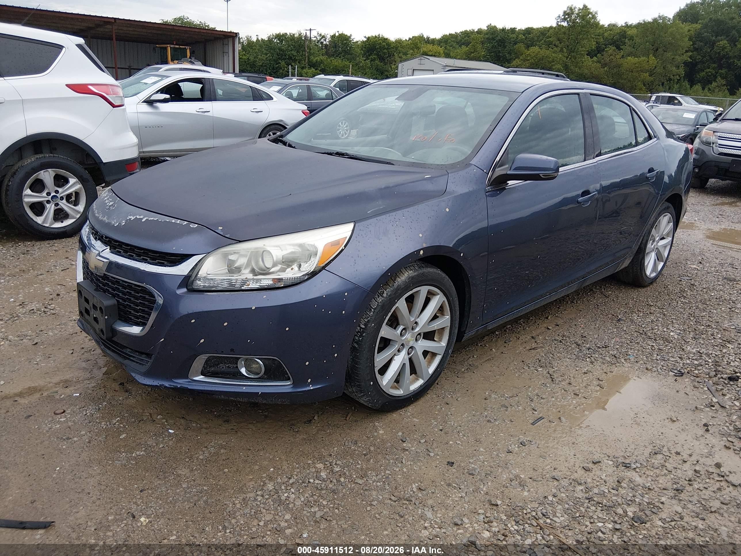 2014 Chevrolet Malibu 2lt Blue vin: 1G11E5SL5EF259137