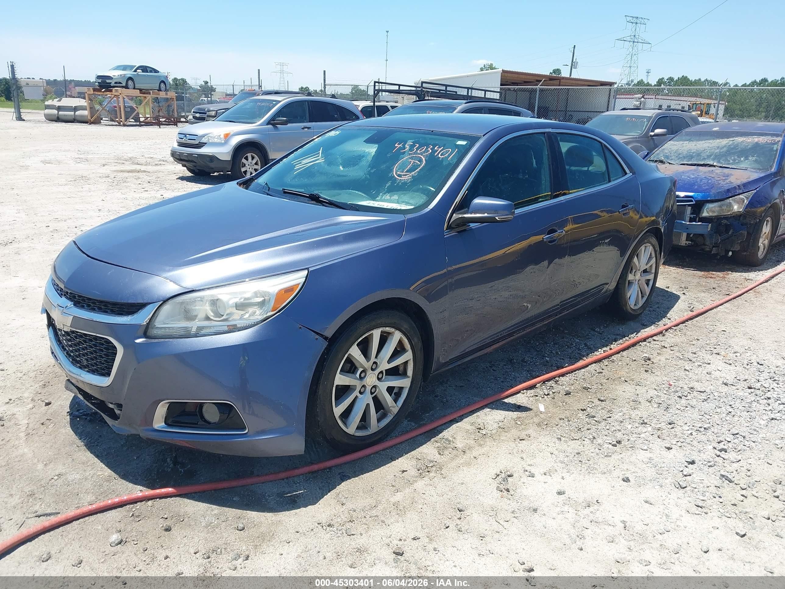 2014 Chevrolet Malibu 2lt Dark Blue vin: 1G11E5SL5EF283051
