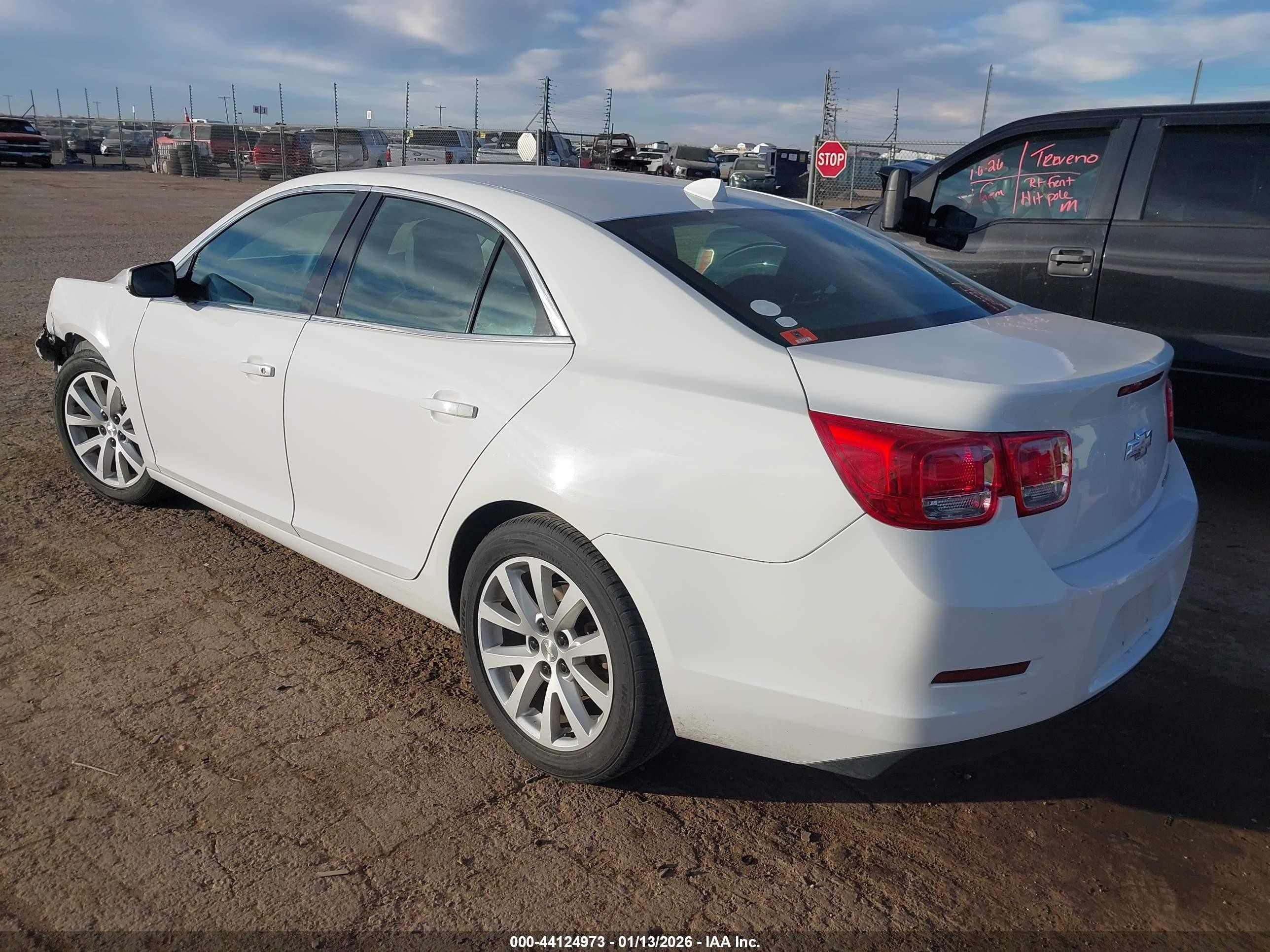 2014 Chevrolet Malibu 2lt White vin: 1G11E5SL6EF130260