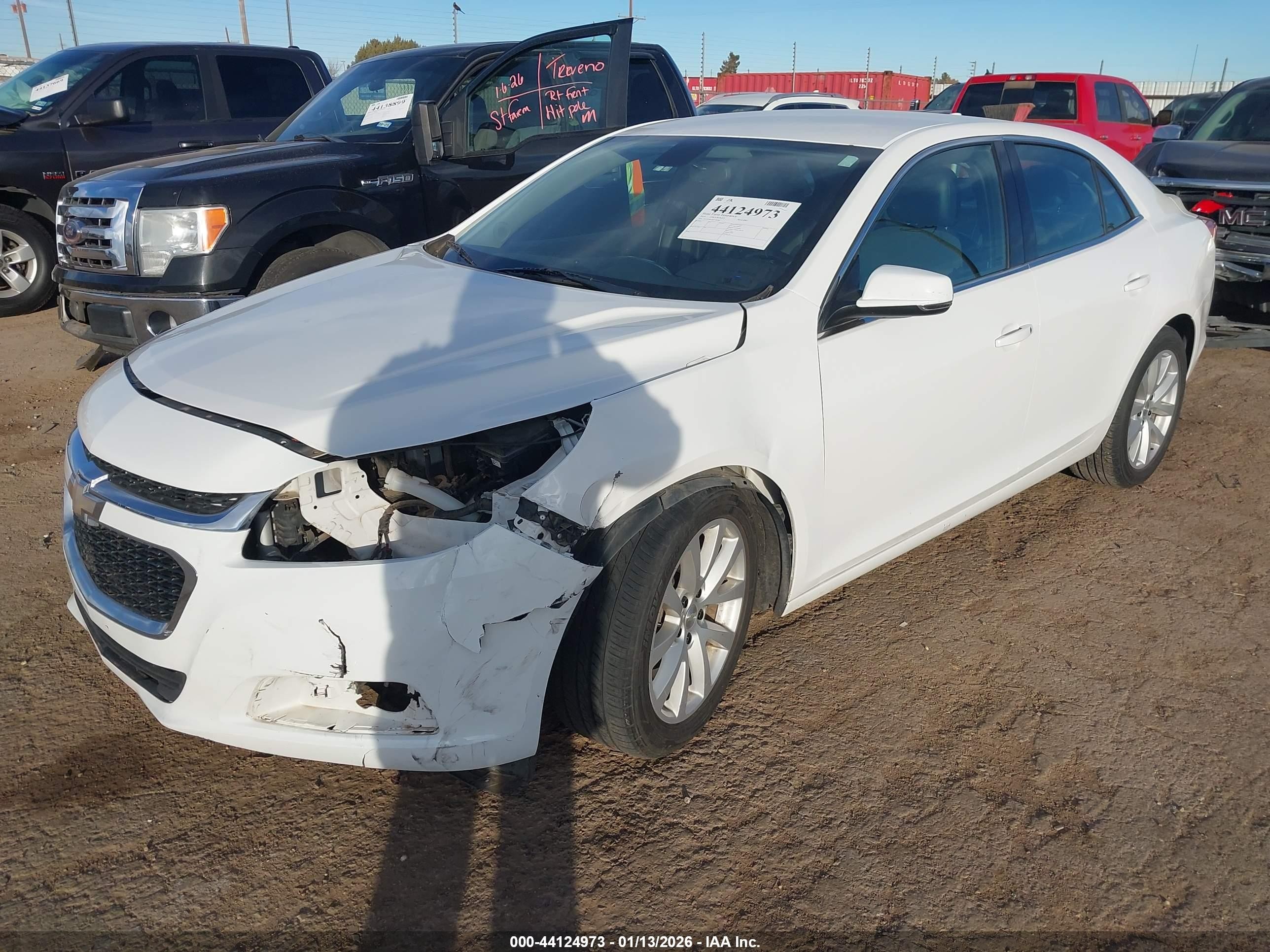 2014 Chevrolet Malibu 2lt White vin: 1G11E5SL6EF130260