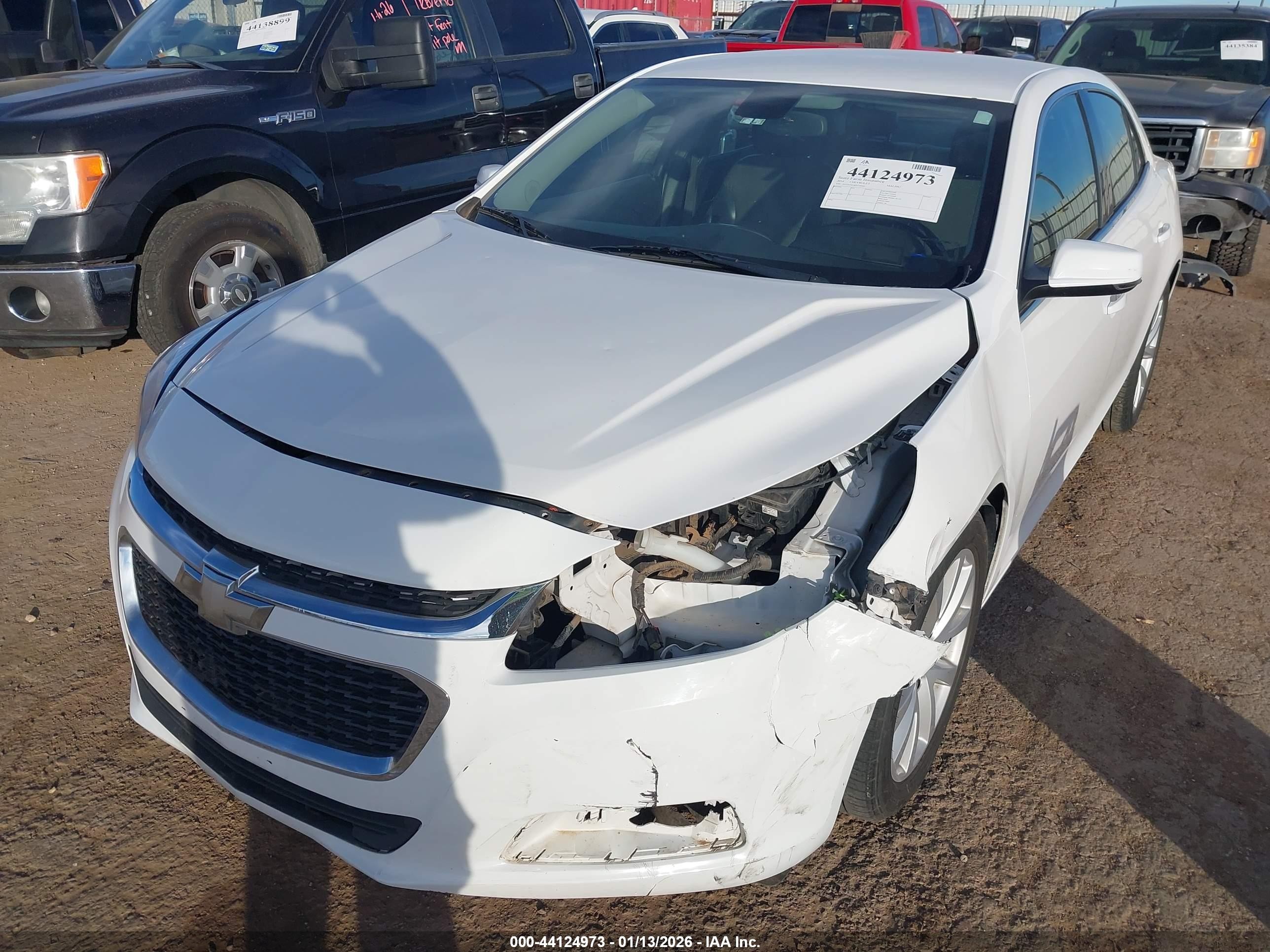 2014 Chevrolet Malibu 2lt White vin: 1G11E5SL6EF130260