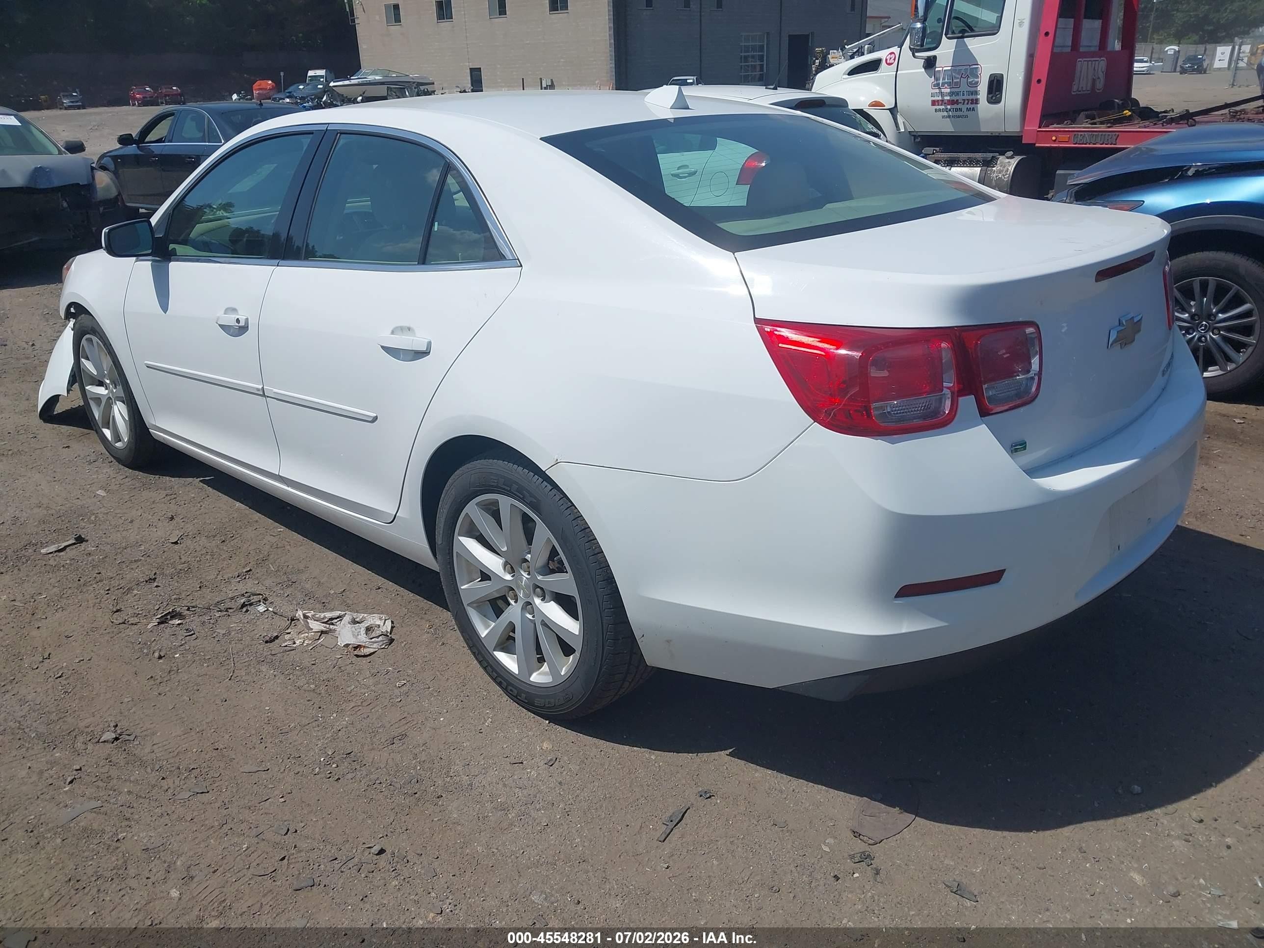 2014 Chevrolet Malibu 2lt White vin: 1G11E5SL6EU154649