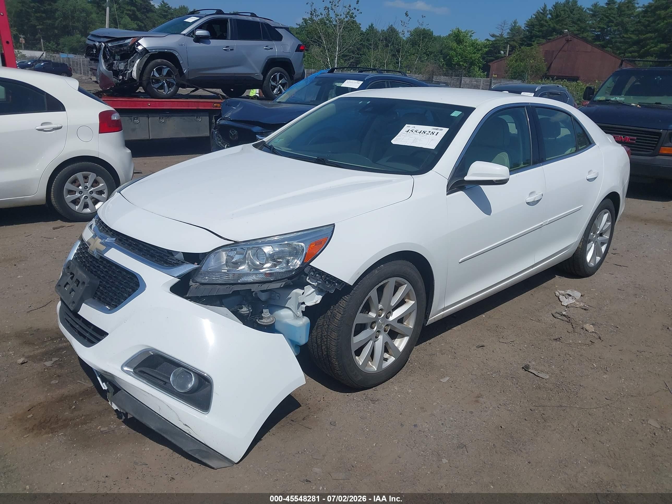 2014 Chevrolet Malibu 2lt White vin: 1G11E5SL6EU154649