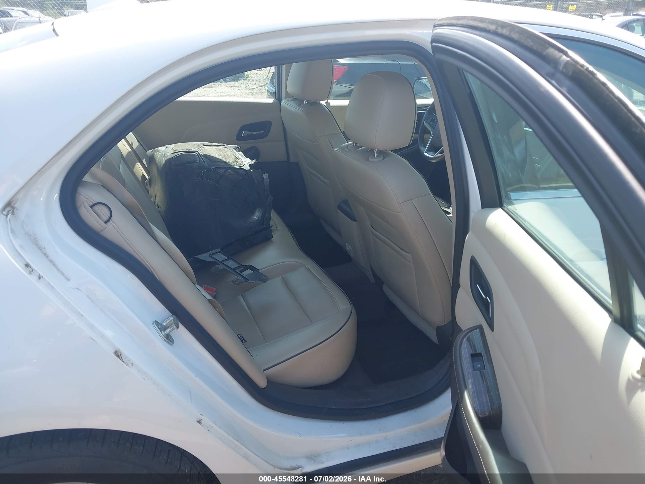 2014 Chevrolet Malibu 2lt White vin: 1G11E5SL6EU154649