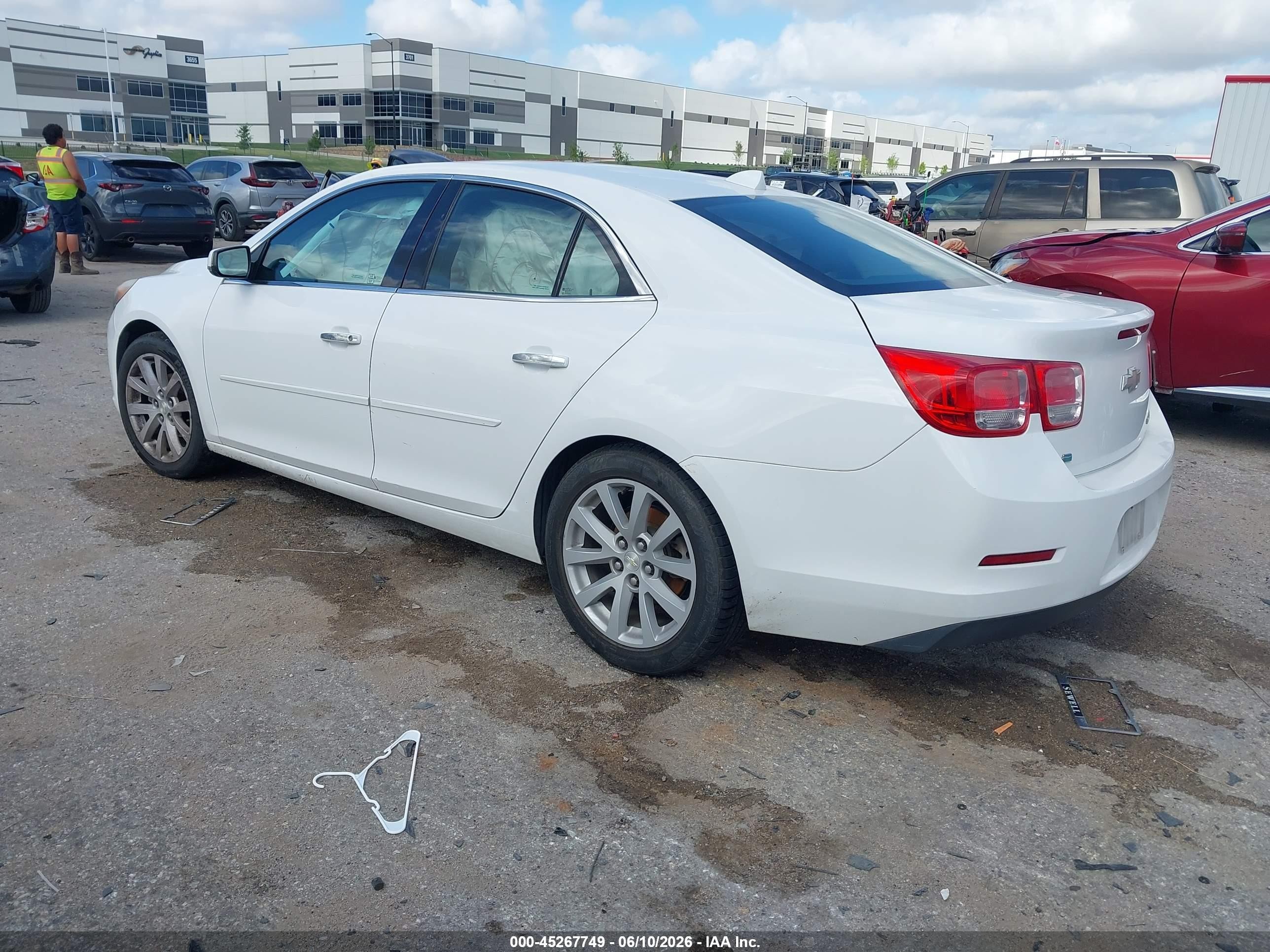 2014 Chevrolet Malibu 2lt White vin: 1G11E5SL7EF197840