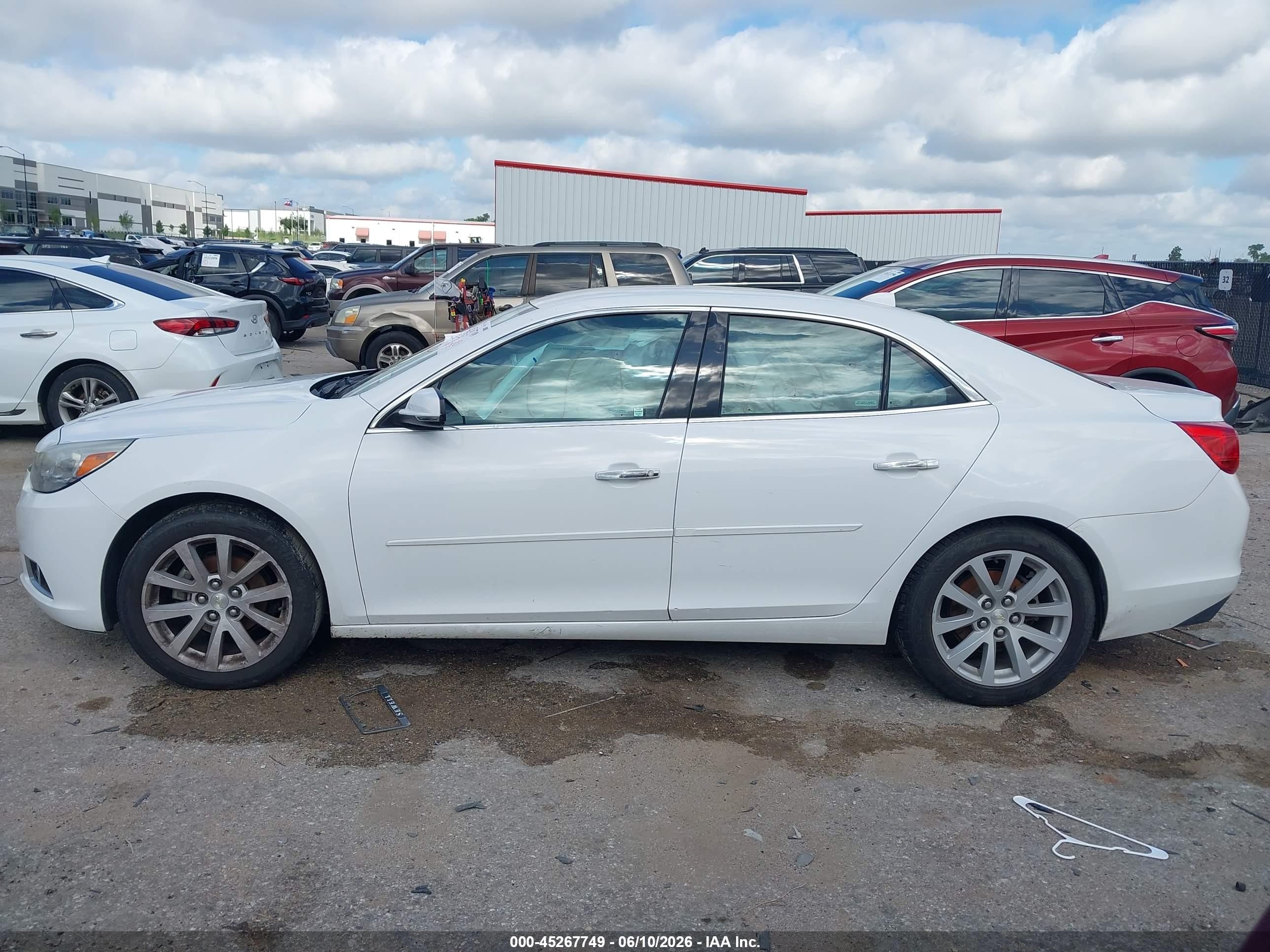2014 Chevrolet Malibu 2lt White vin: 1G11E5SL7EF197840