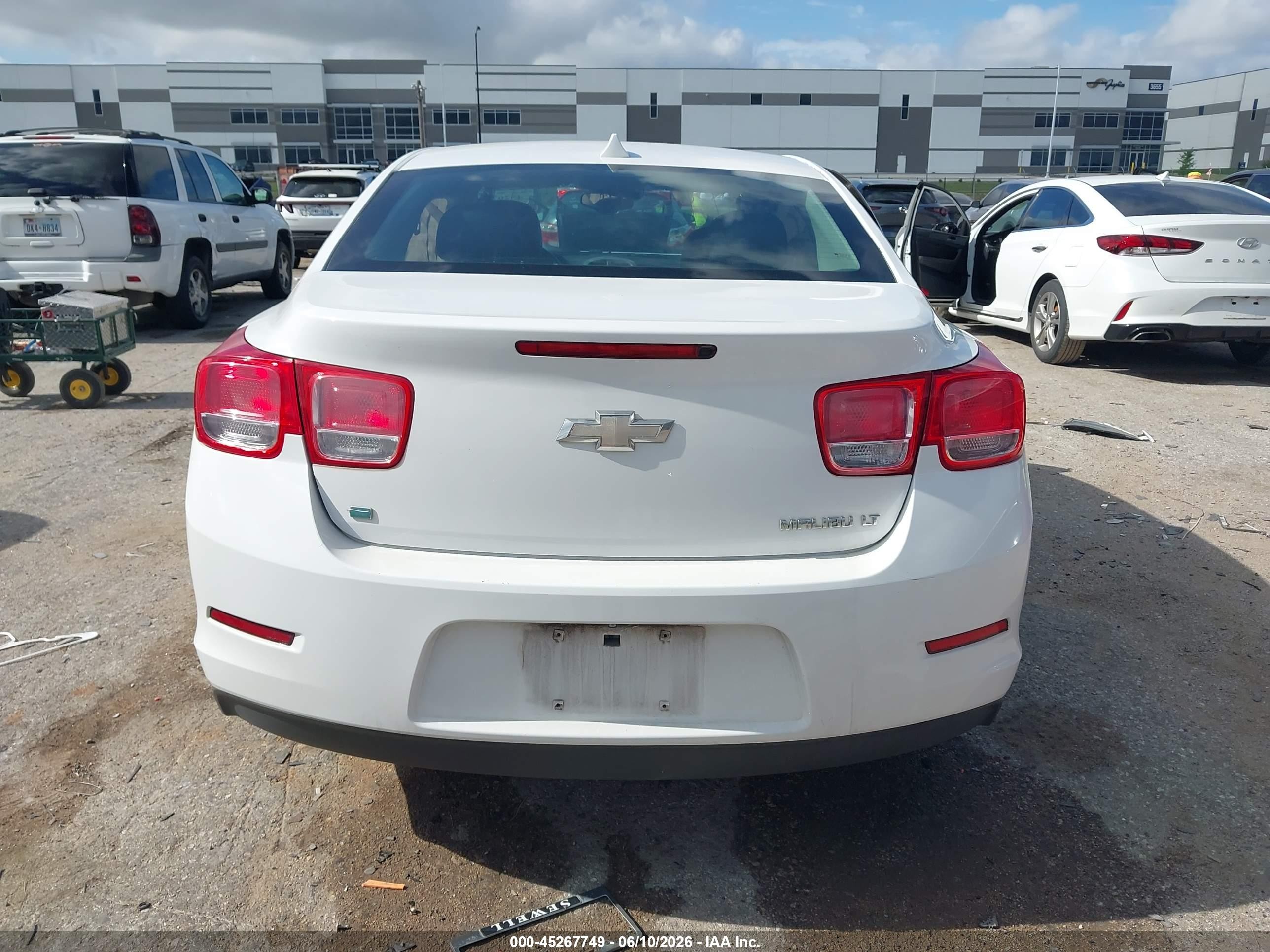 2014 Chevrolet Malibu 2lt White vin: 1G11E5SL7EF197840