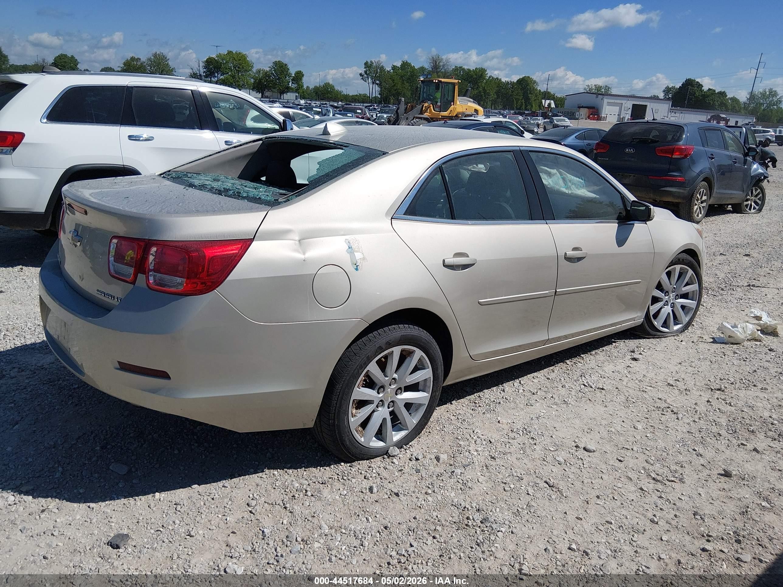 2014 Chevrolet Malibu 2lt Cream vin: 1G11E5SL7EF283083