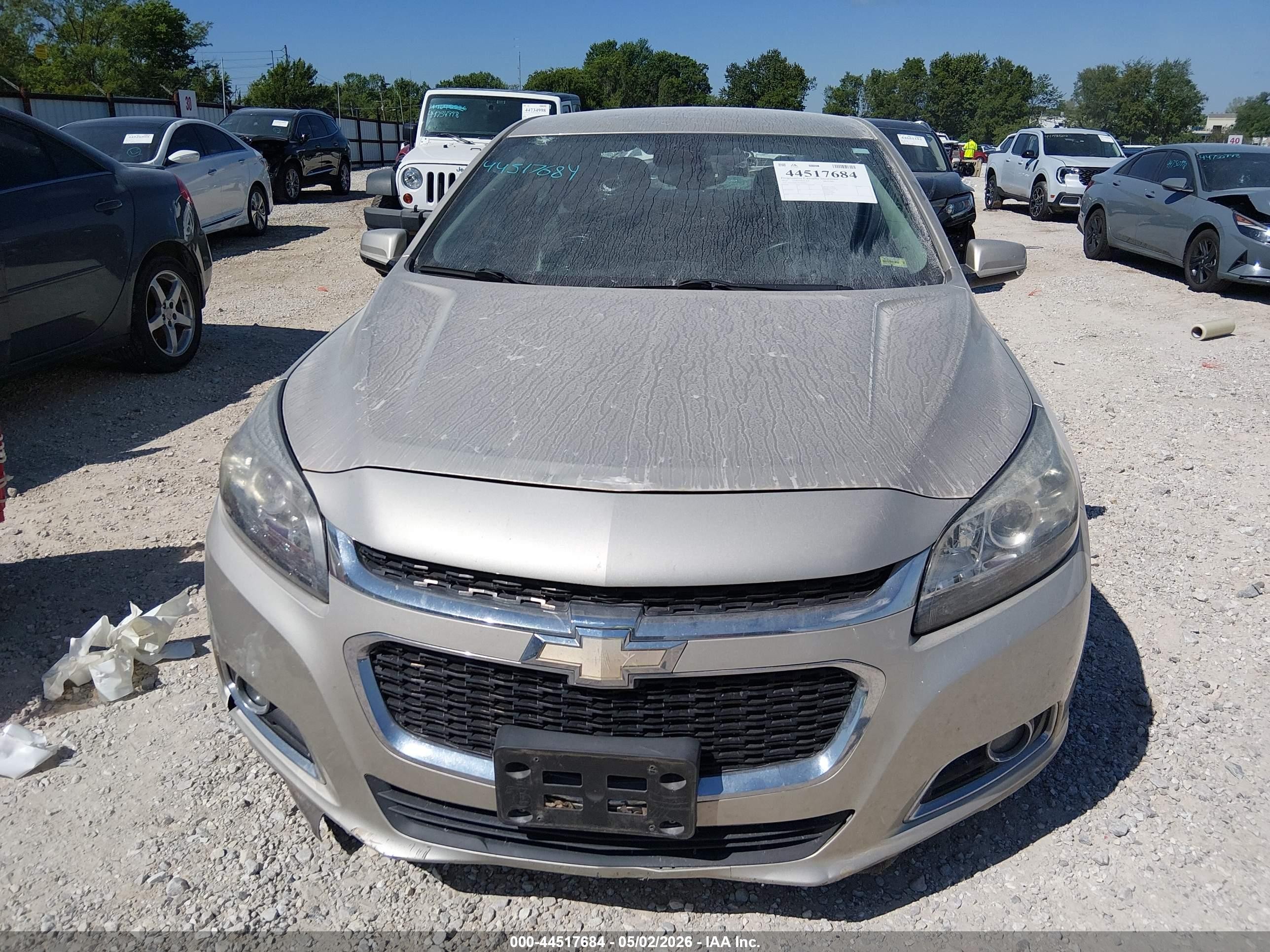 2014 Chevrolet Malibu 2lt Cream vin: 1G11E5SL7EF283083