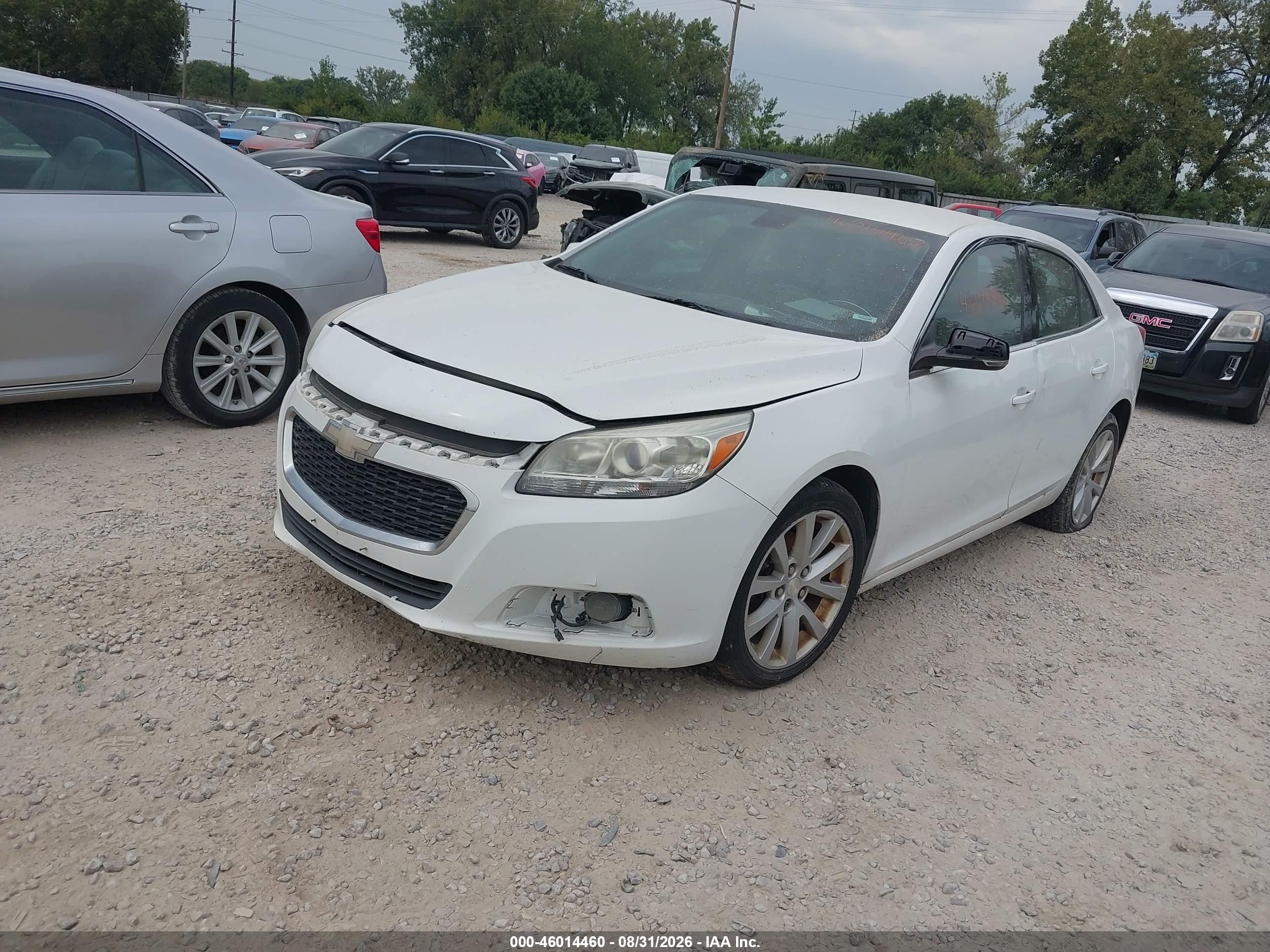 2014 Chevrolet Malibu 2lt White vin: 1G11E5SL7EU165465