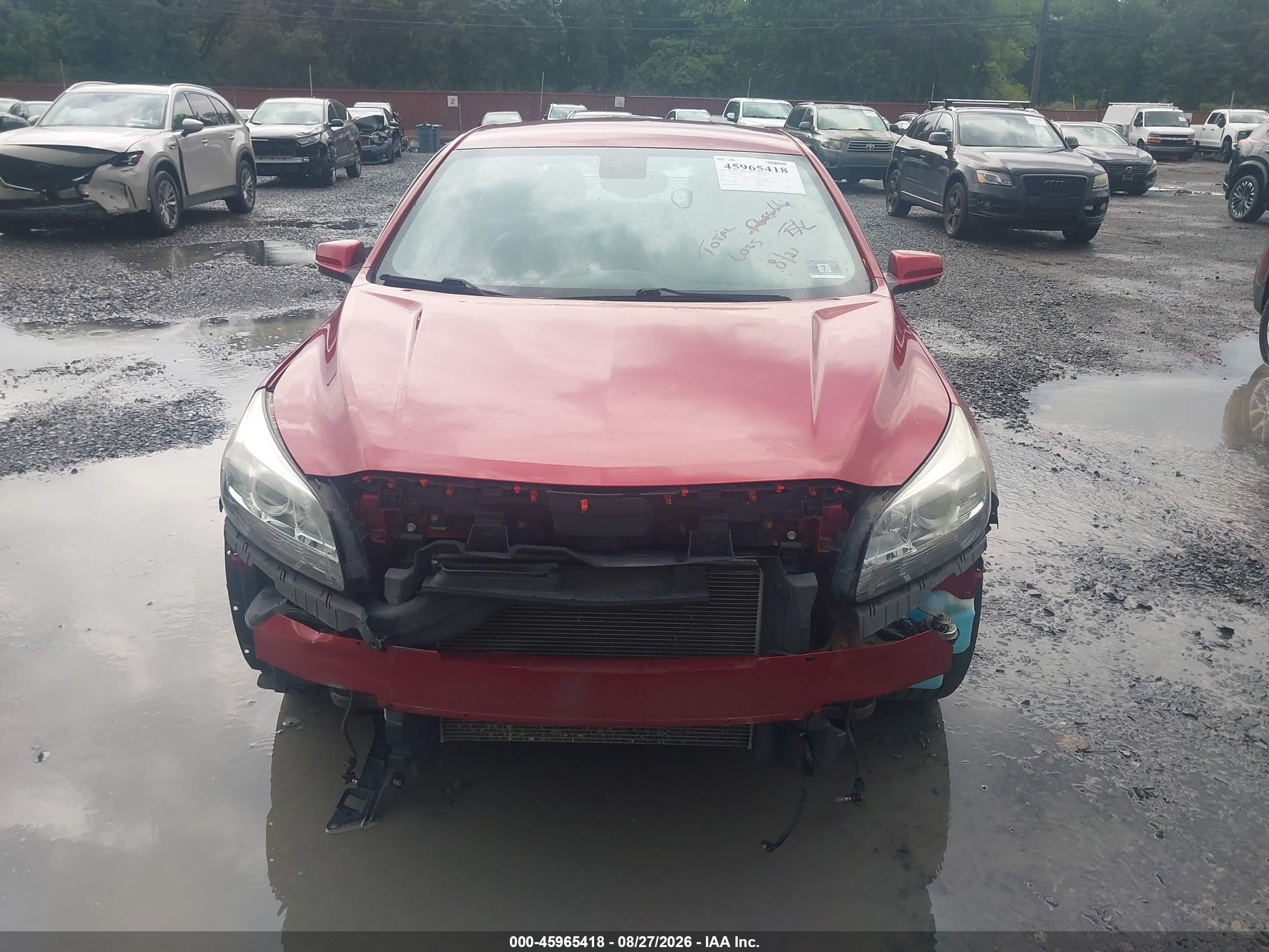 2014 Chevrolet Malibu 2lt Красный vin: 1G11E5SL8EF152826