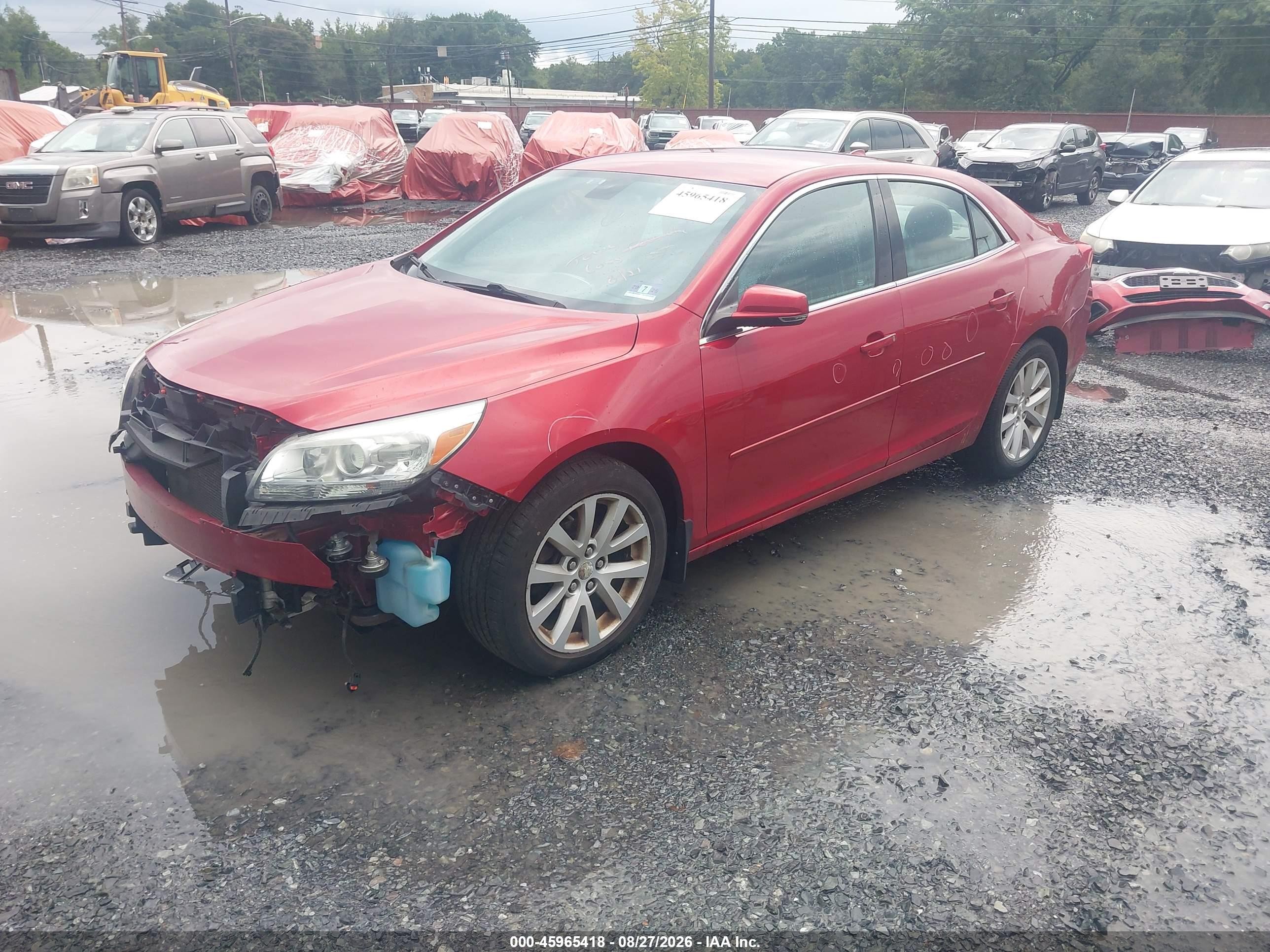 2014 Chevrolet Malibu 2lt Красный vin: 1G11E5SL8EF152826