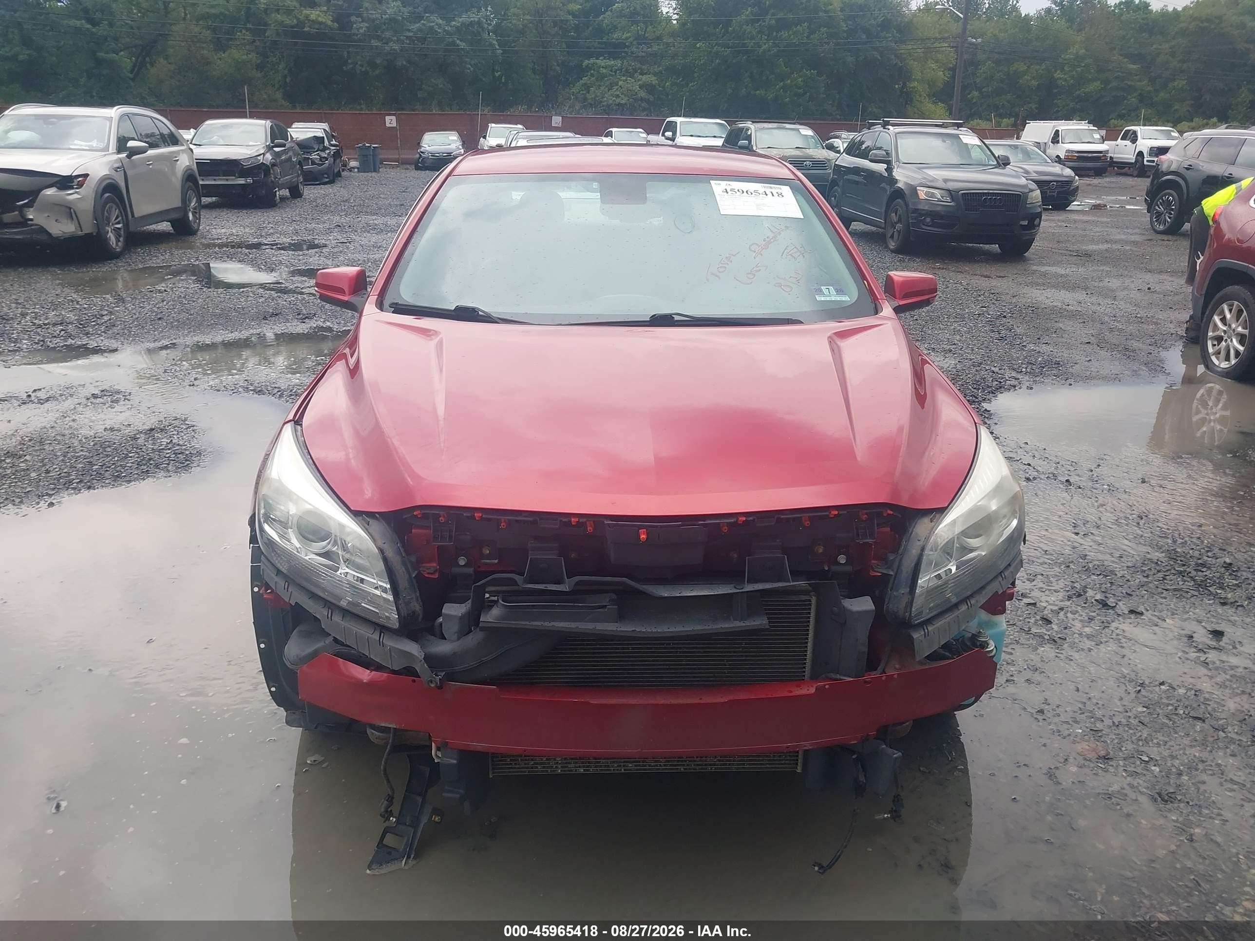 2014 Chevrolet Malibu 2lt Красный vin: 1G11E5SL8EF152826
