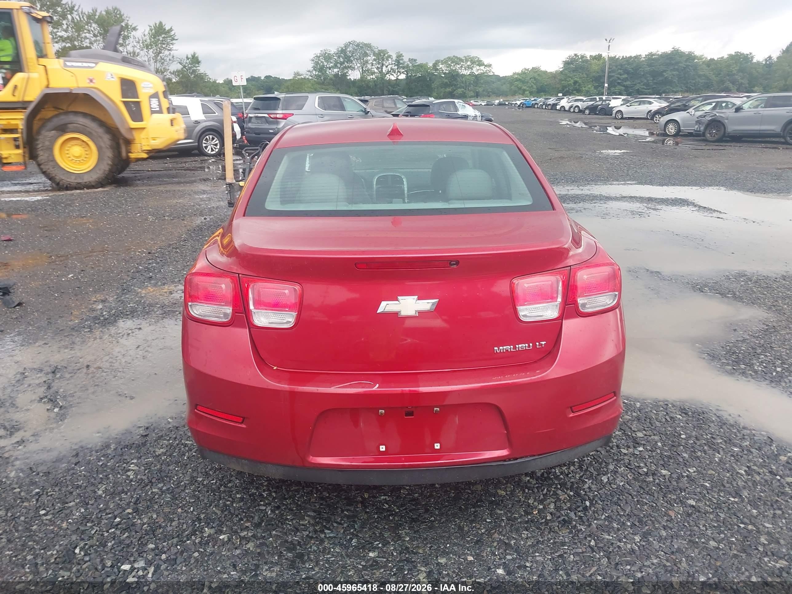 2014 Chevrolet Malibu 2lt Красный vin: 1G11E5SL8EF152826
