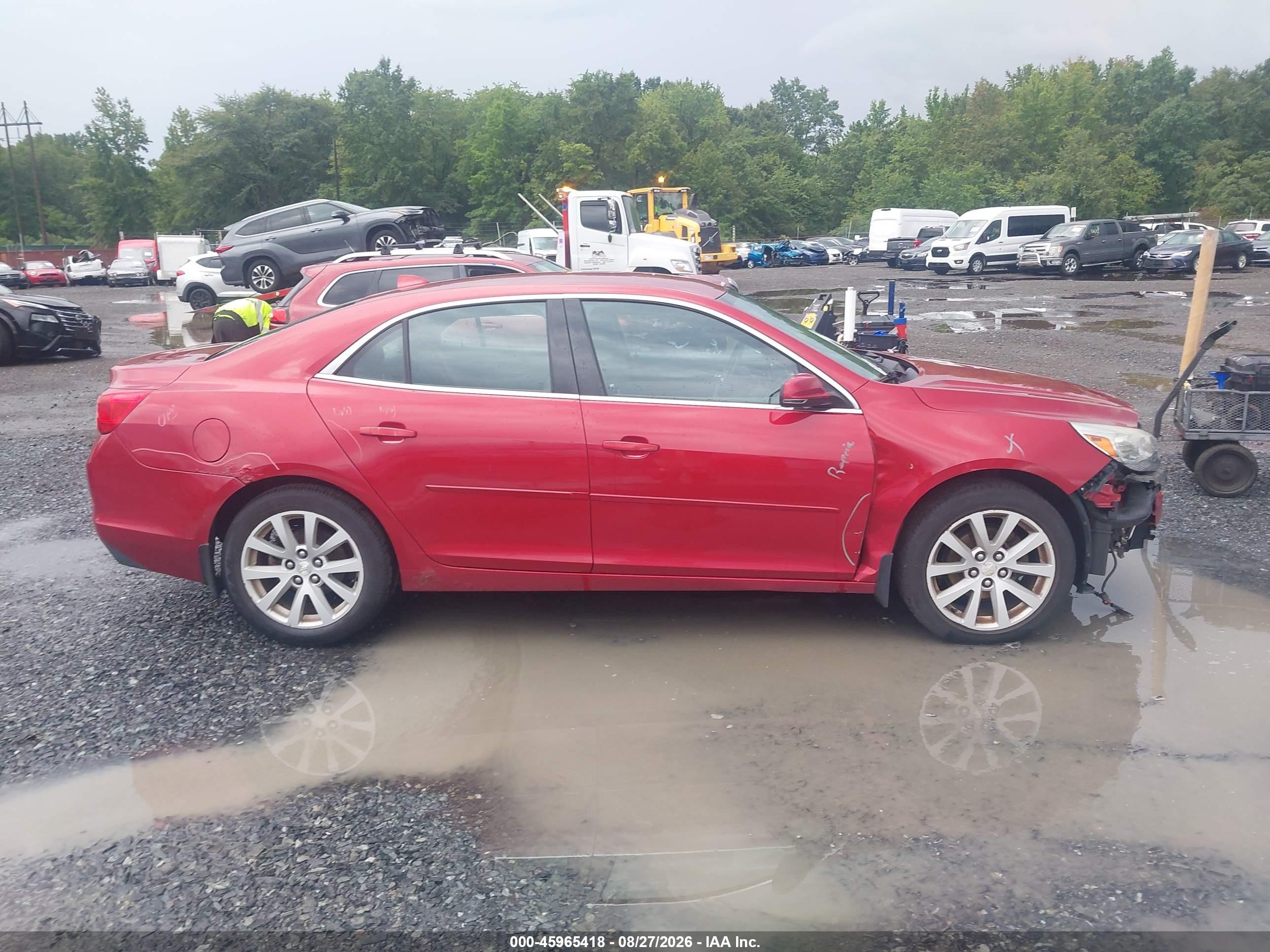 2014 Chevrolet Malibu 2lt Красный vin: 1G11E5SL8EF152826