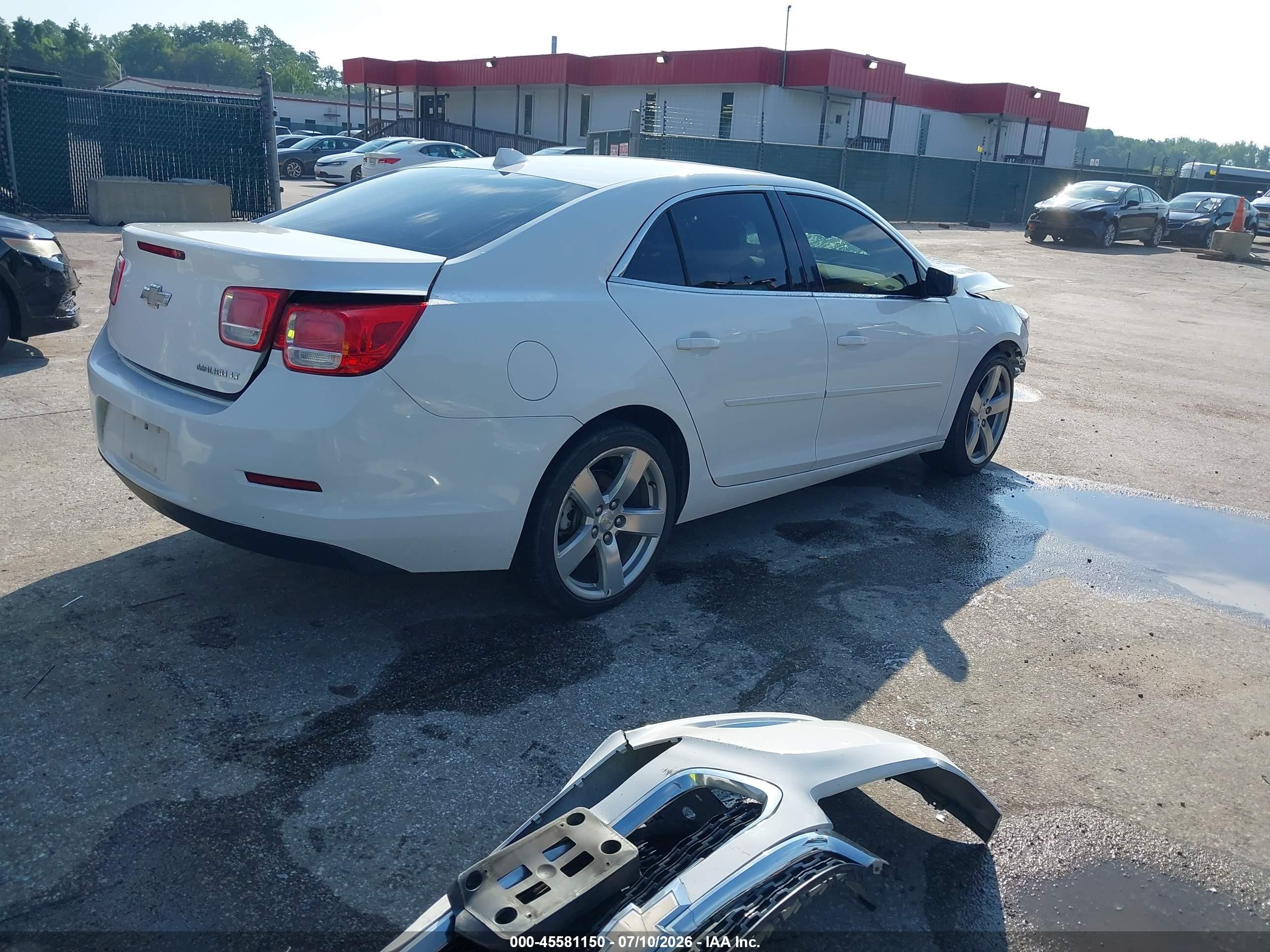 2014 Chevrolet Malibu 2lt White vin: 1G11E5SL8EF165589