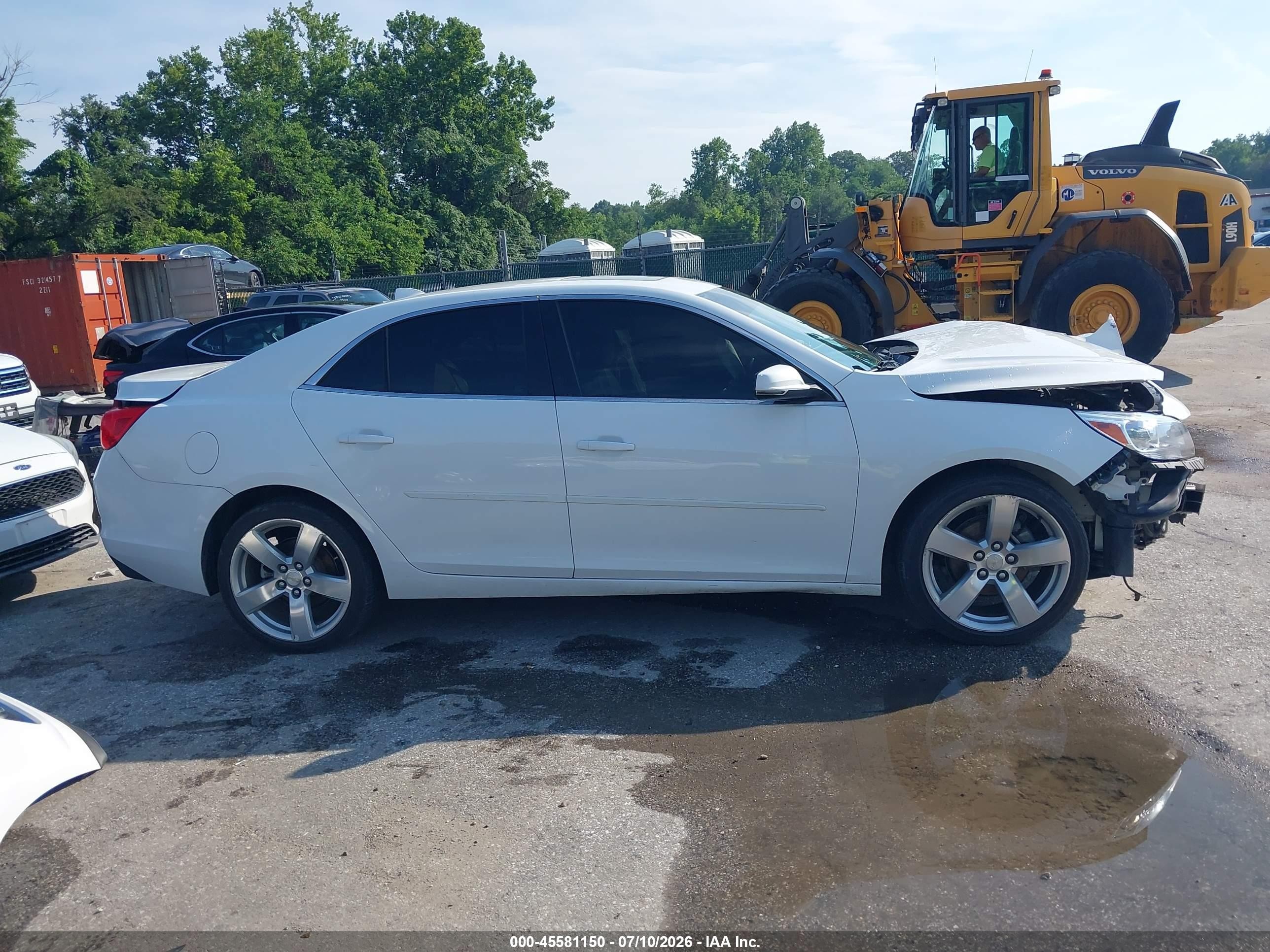 2014 Chevrolet Malibu 2lt White vin: 1G11E5SL8EF165589