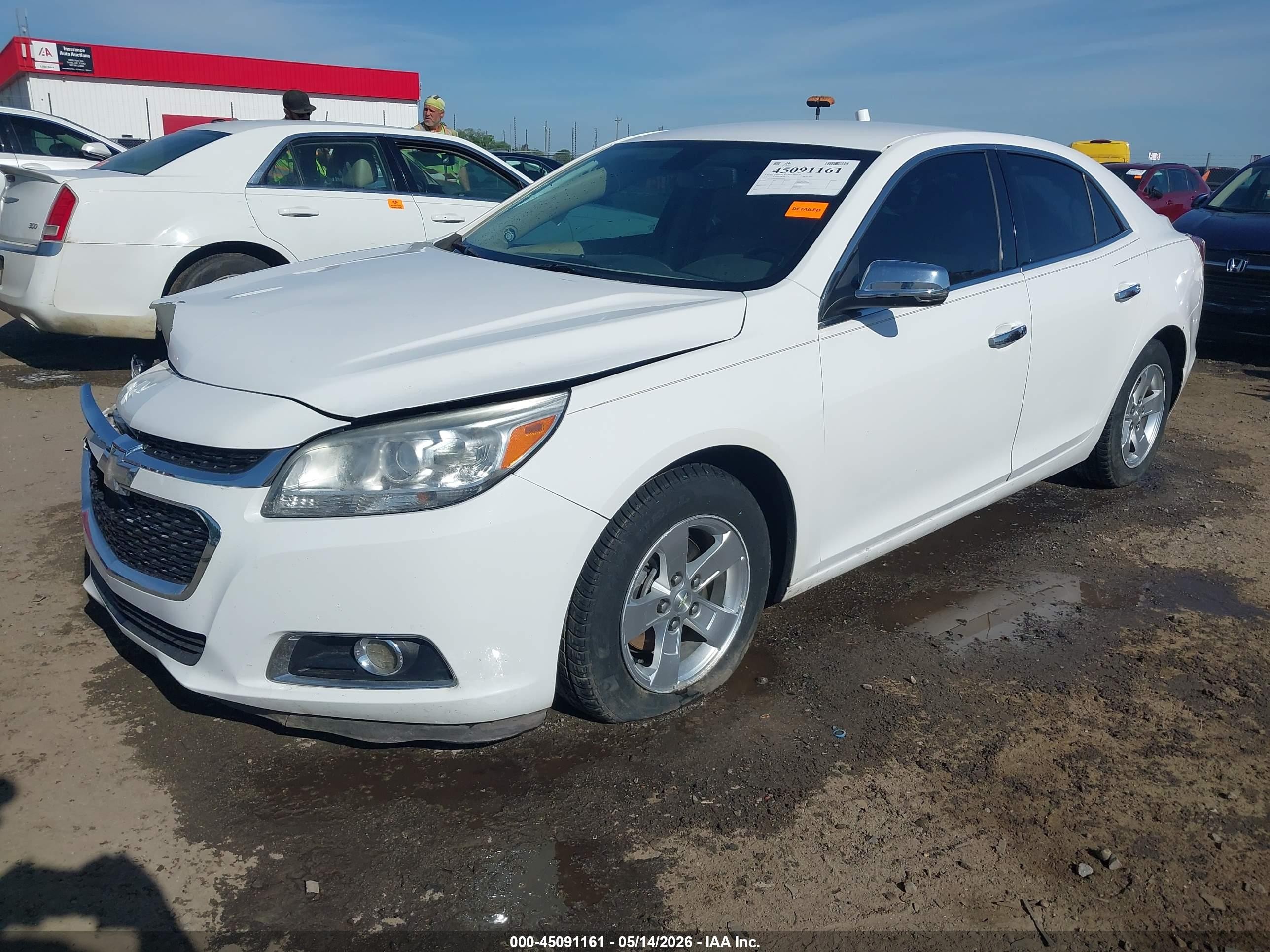 2014 Chevrolet Malibu 2lt White vin: 1G11E5SL8EF193652