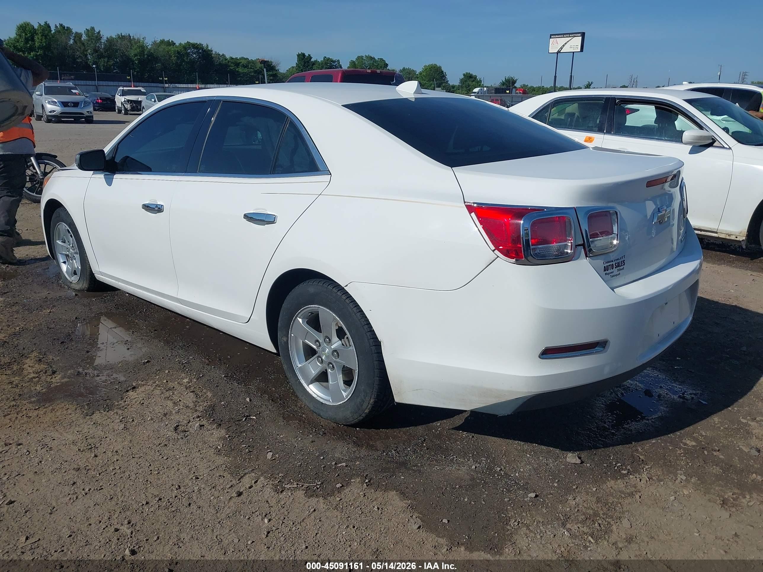 2014 Chevrolet Malibu 2lt White vin: 1G11E5SL8EF193652