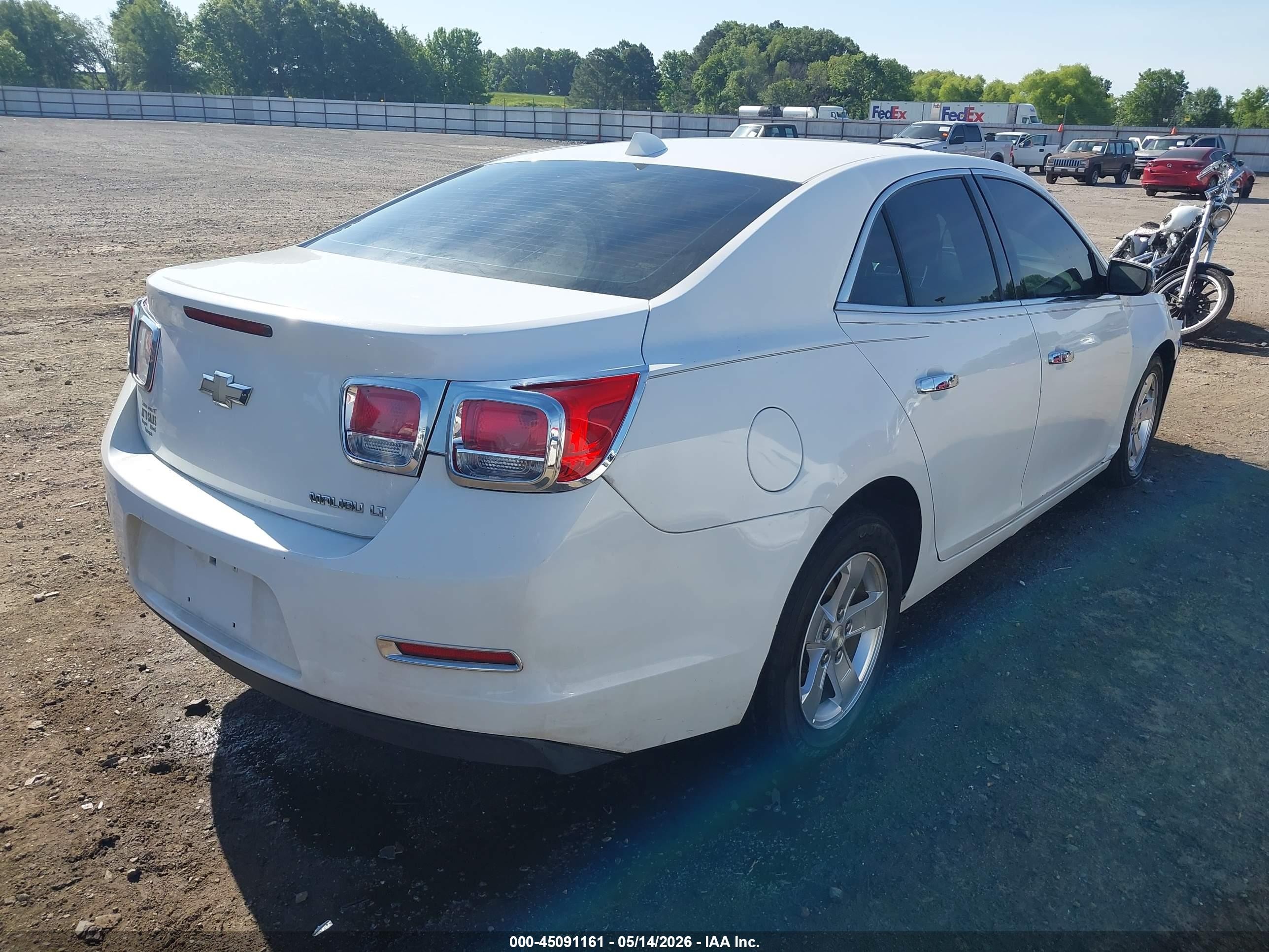 2014 Chevrolet Malibu 2lt White vin: 1G11E5SL8EF193652