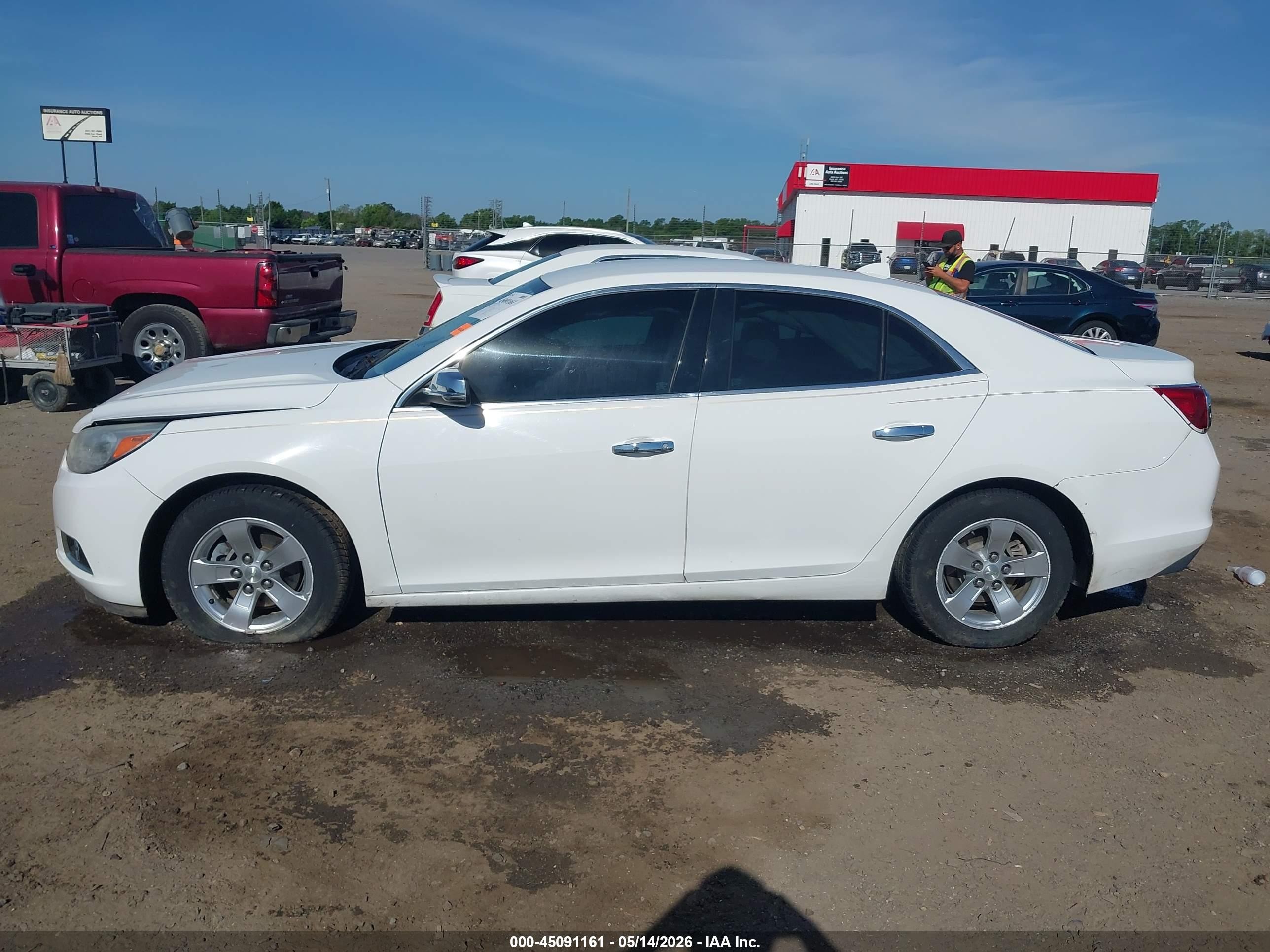 2014 Chevrolet Malibu 2lt White vin: 1G11E5SL8EF193652