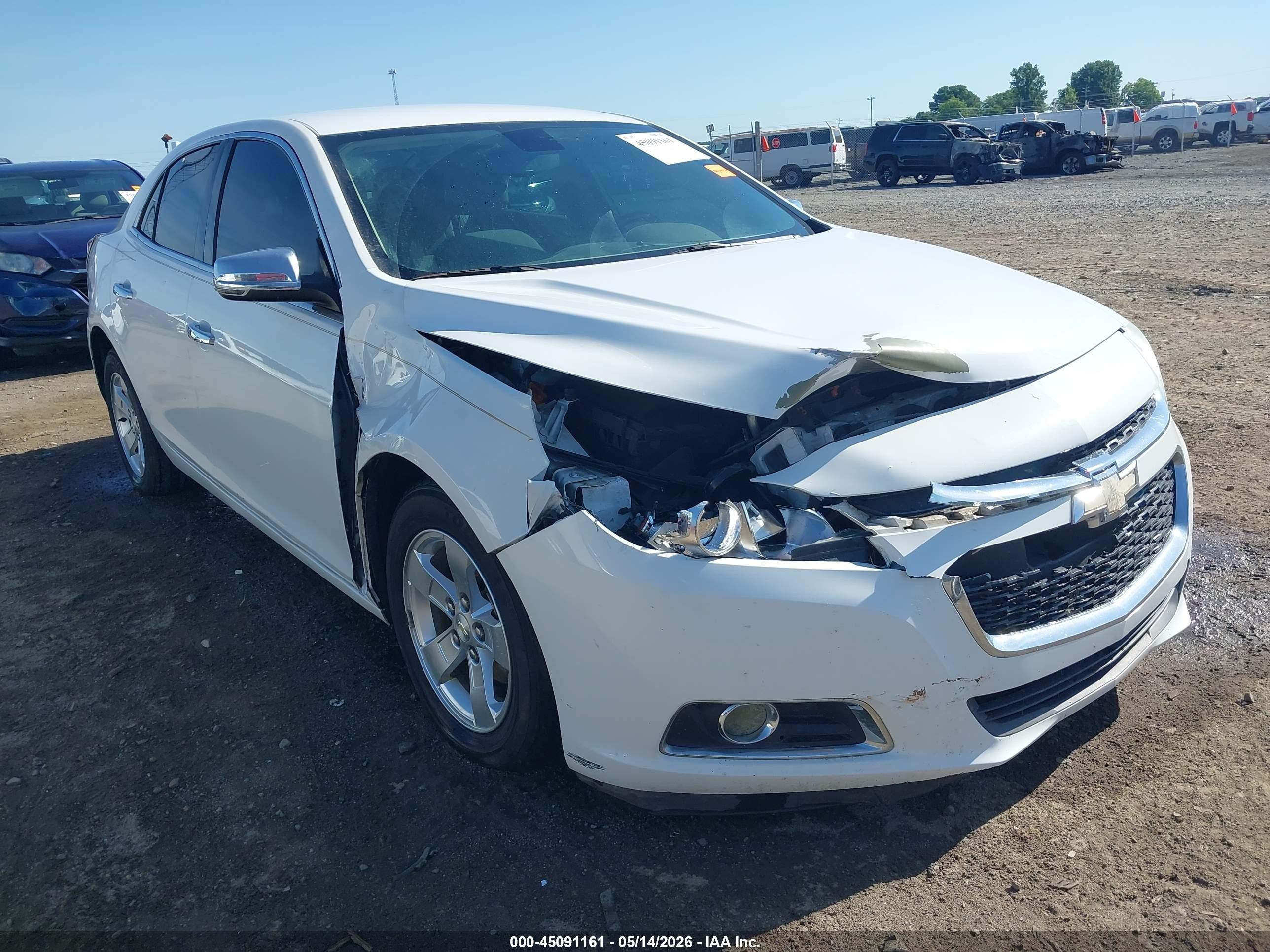 2014 Chevrolet Malibu 2lt White vin: 1G11E5SL8EF193652