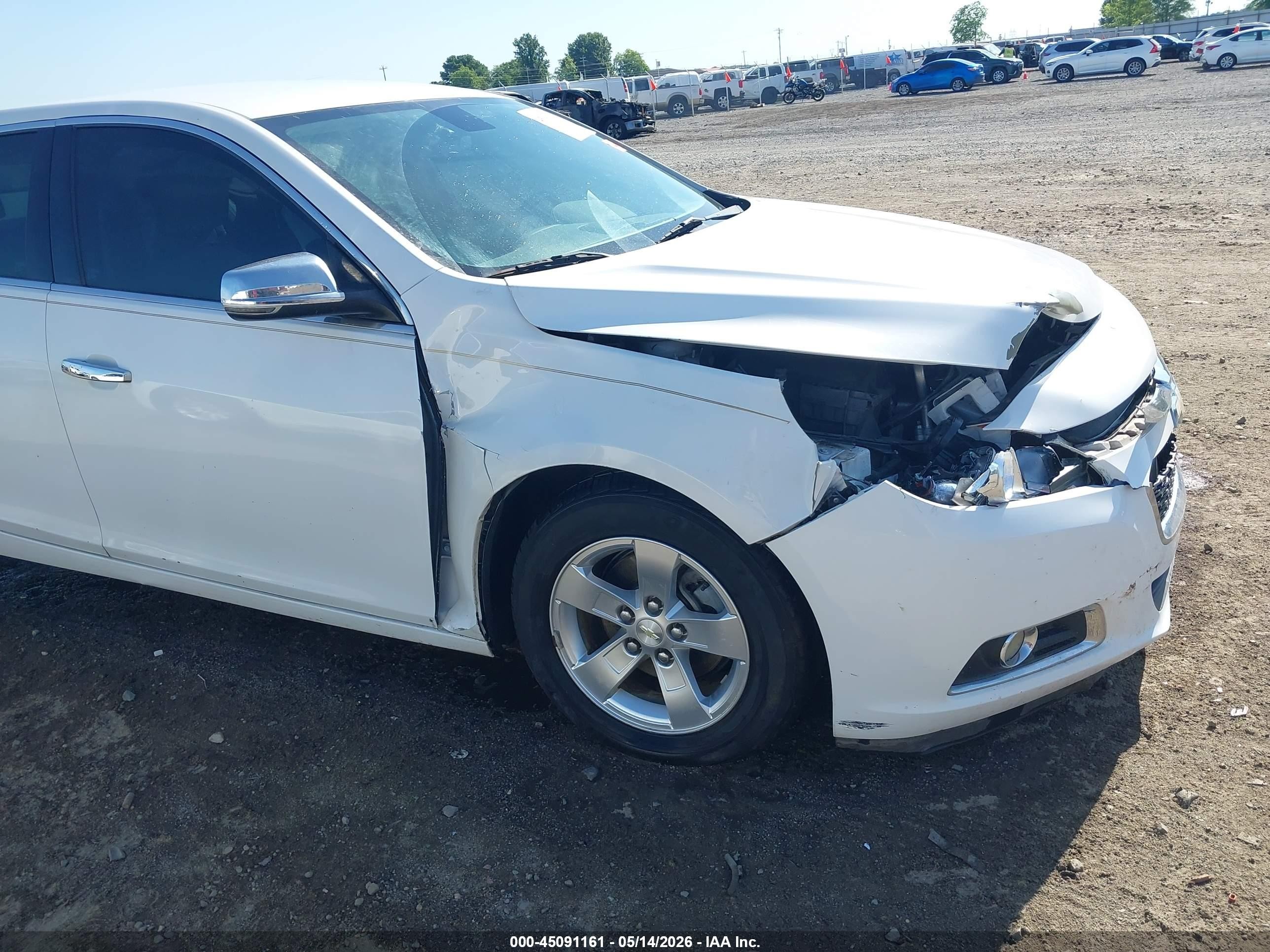 2014 Chevrolet Malibu 2lt White vin: 1G11E5SL8EF193652