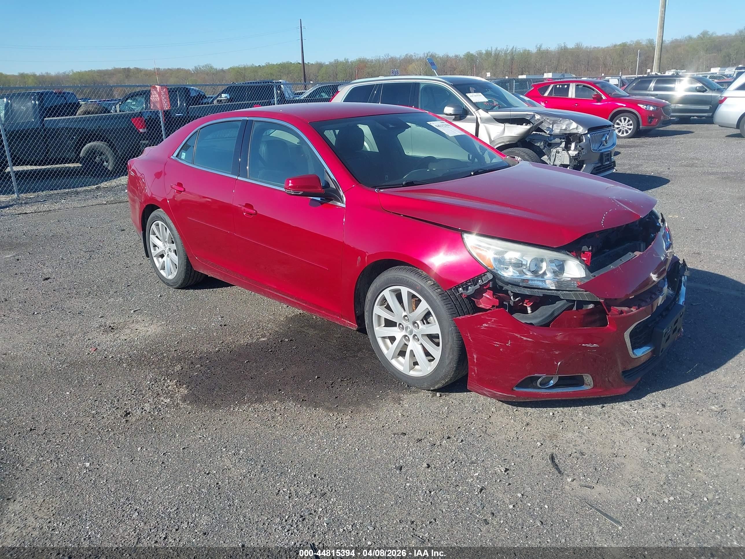 2014 Chevrolet Malibu 2lt Red vin: 1G11E5SL8EF239626