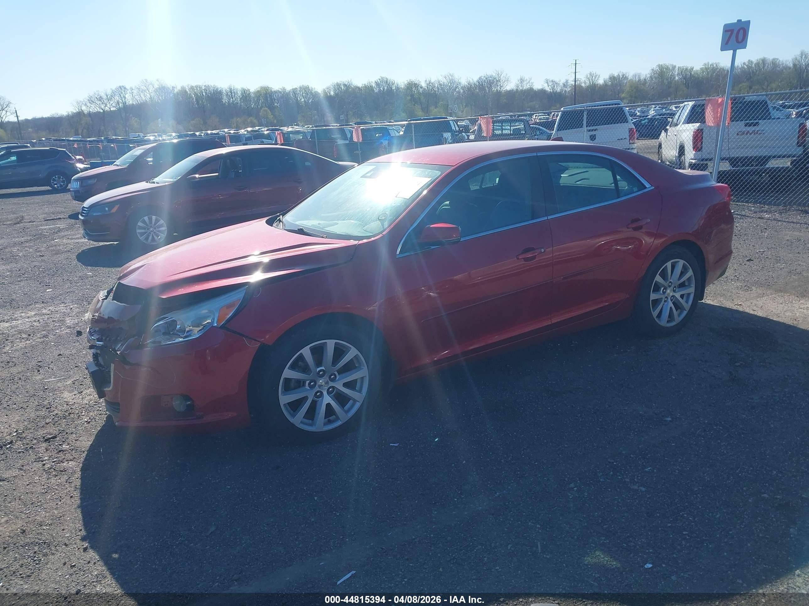 2014 Chevrolet Malibu 2lt Red vin: 1G11E5SL8EF239626